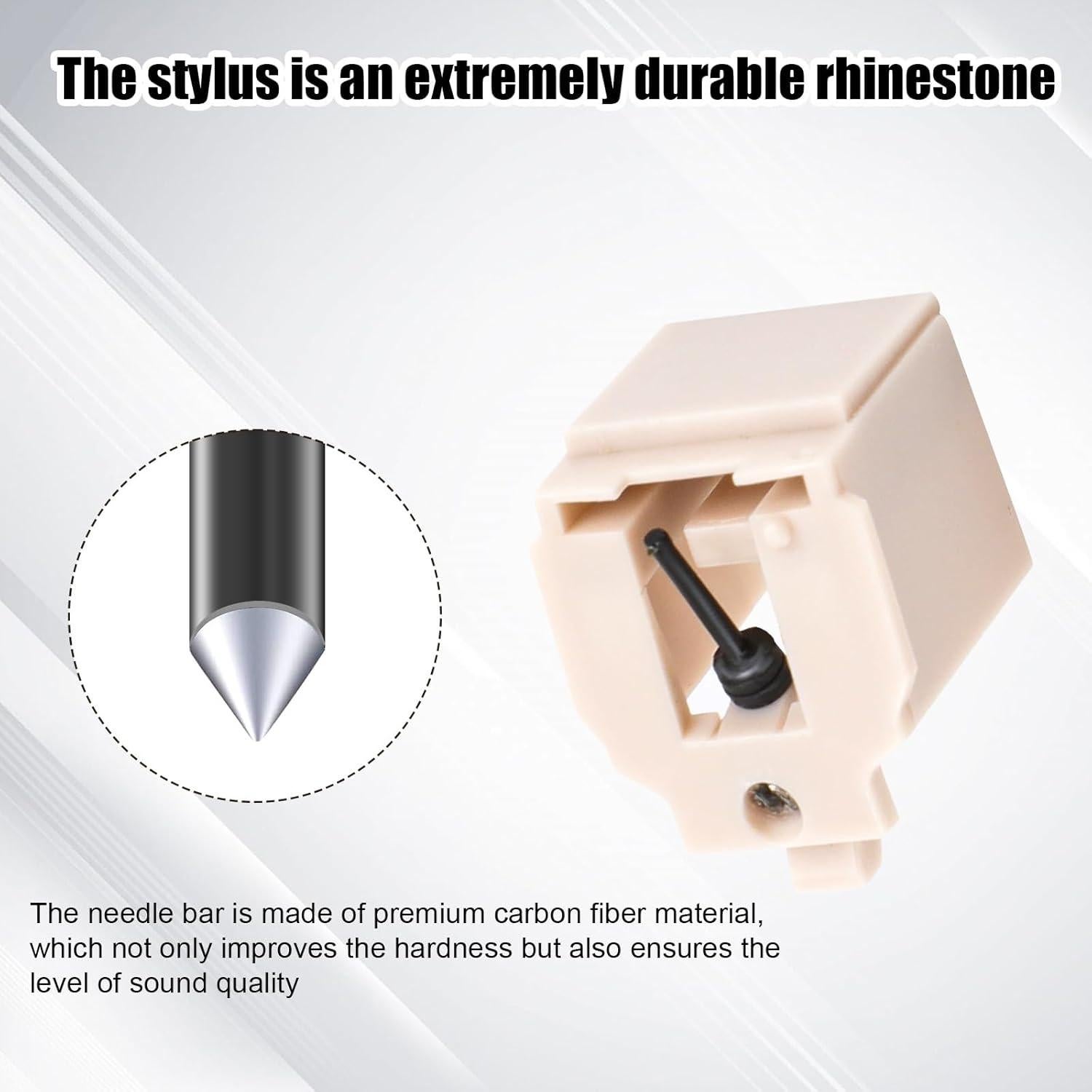 Aguja de Tocadiscos ATN3600L + 2 Cepillos de Limpieza