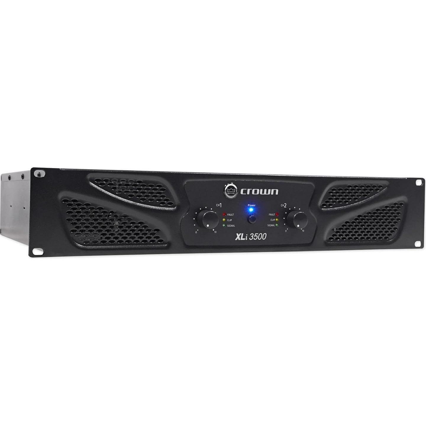 Amplificador Crown Pro XLi3500 2700W 2 Canales + Micrófono ATM410