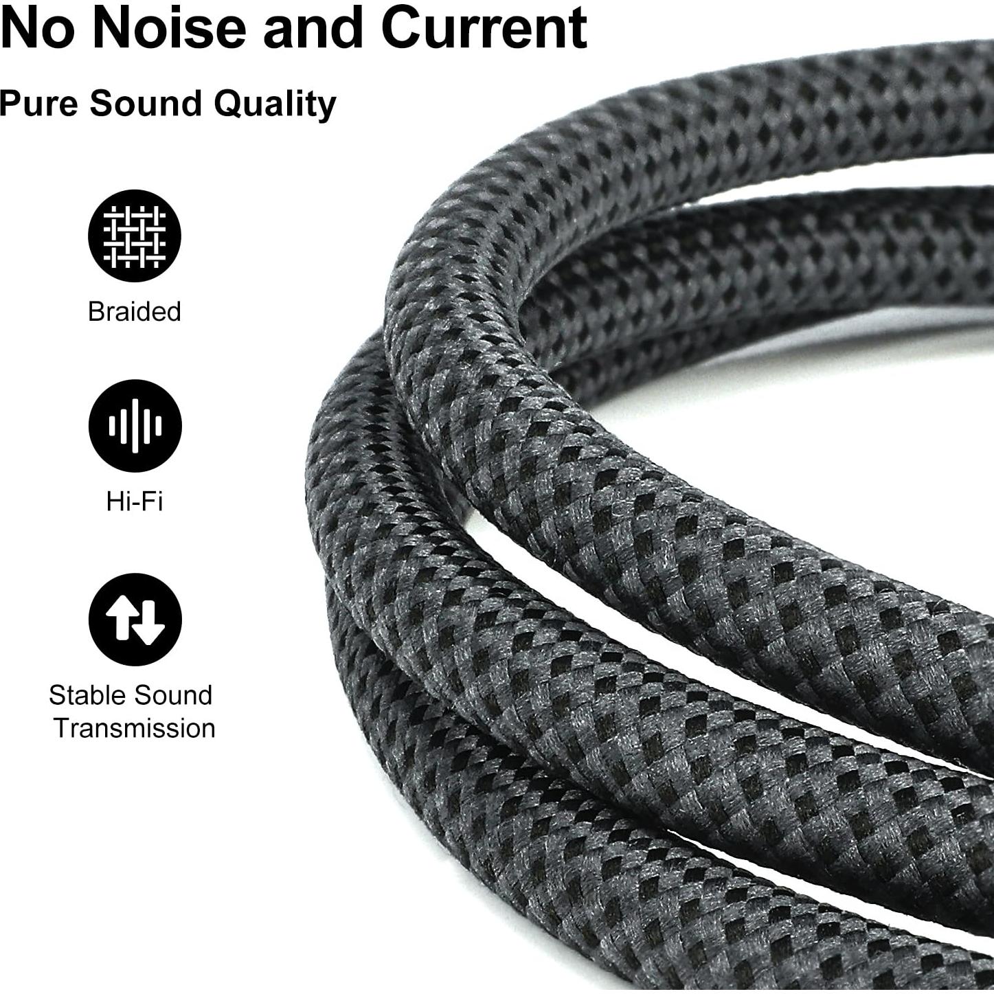 Cable de Audio USB C a XLR J&D 1 Metro para Micrófono