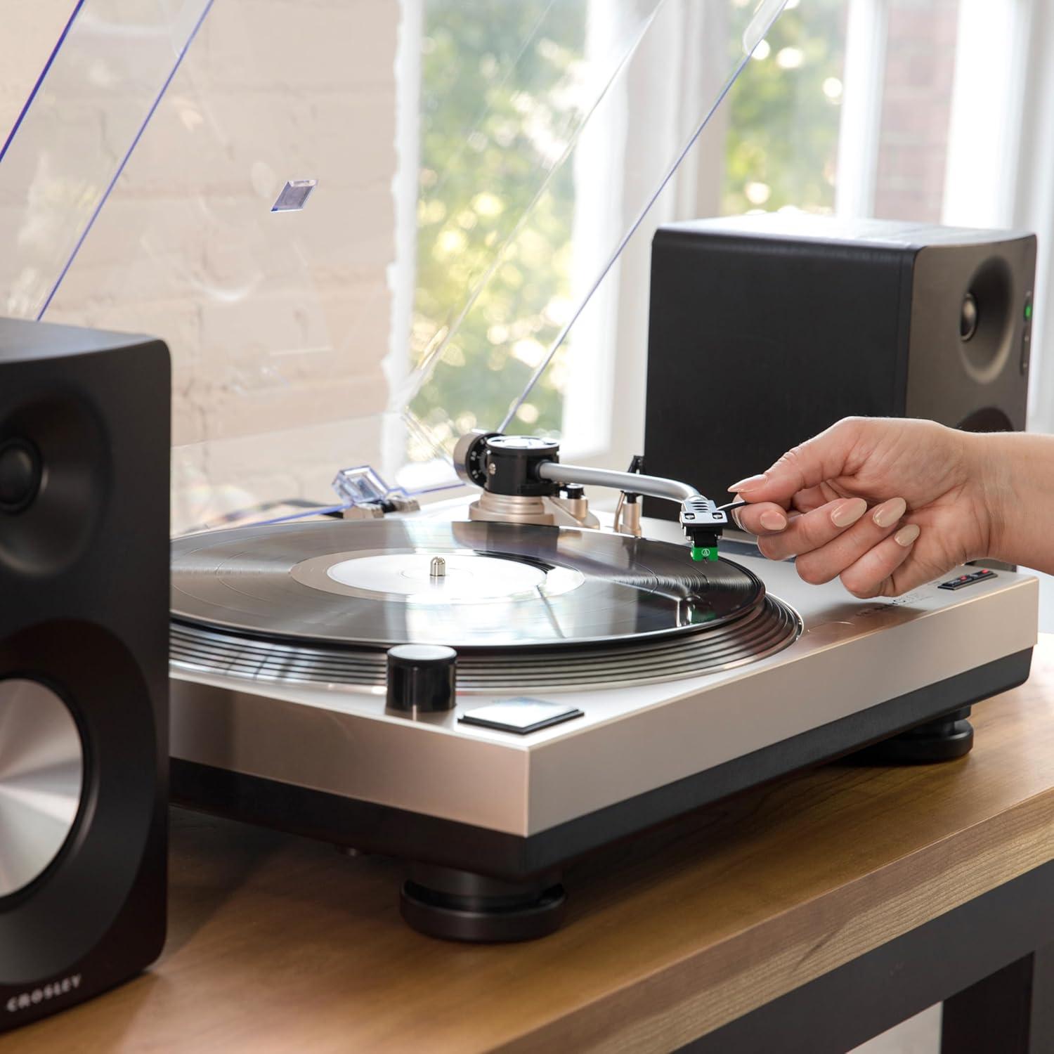 Tocadiscos Bluetooth Crosley KT100BT-CP con Altavoces 30W