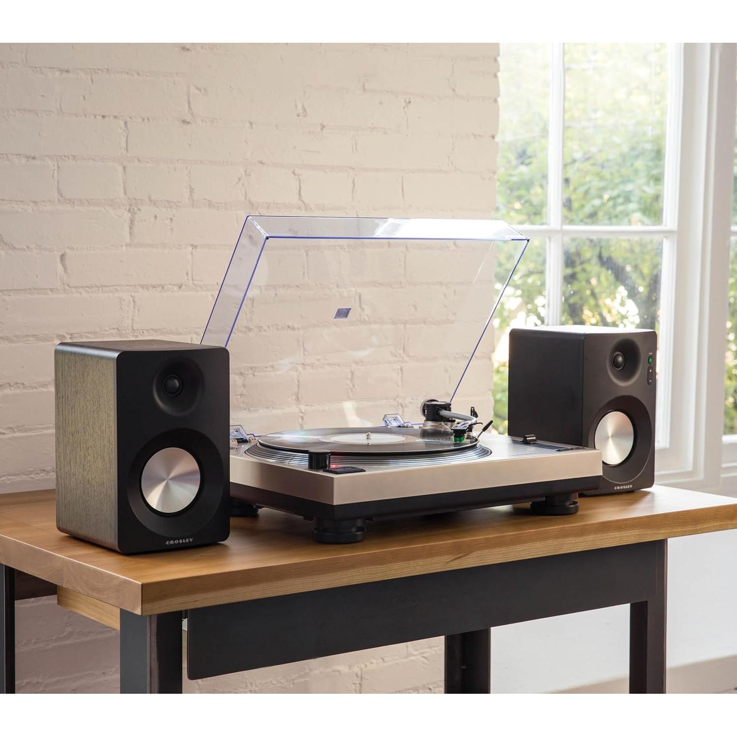 Tocadiscos Bluetooth Crosley KT100BT-CP con Altavoces 30W