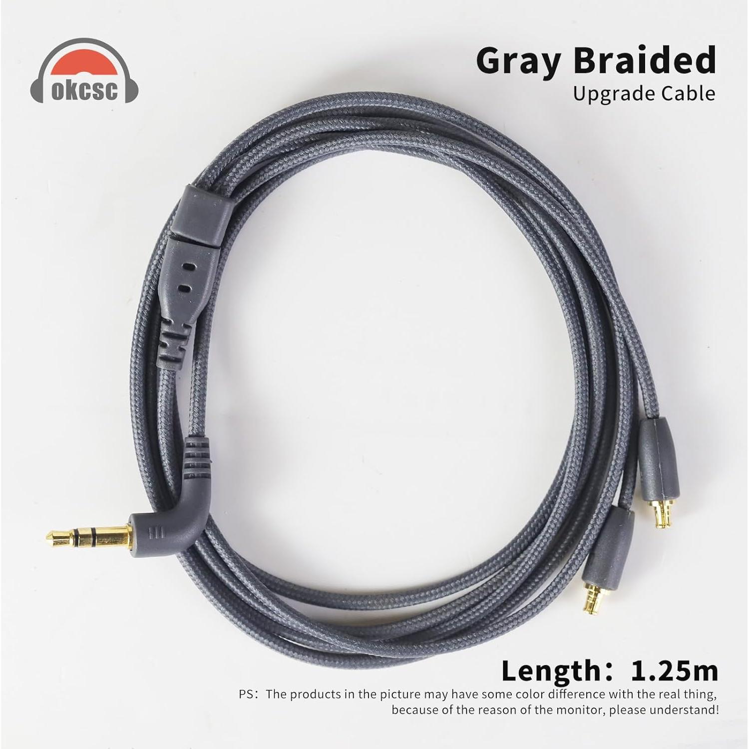 Cable de Reemplazo HBC13 A2DC okcsc 1.22m para Audio-Technica