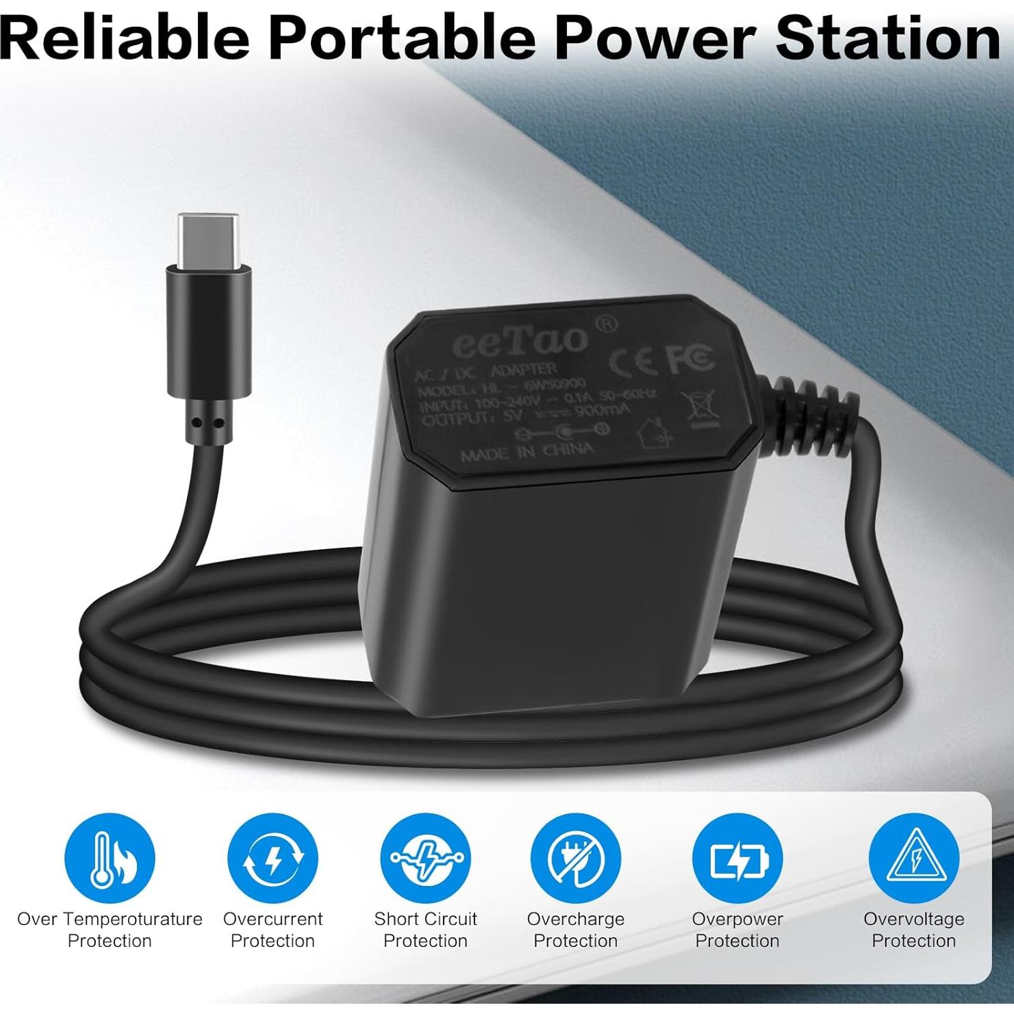 Cargador USB-C 5V para Tocadiscos Audio-Technica AT-SB727