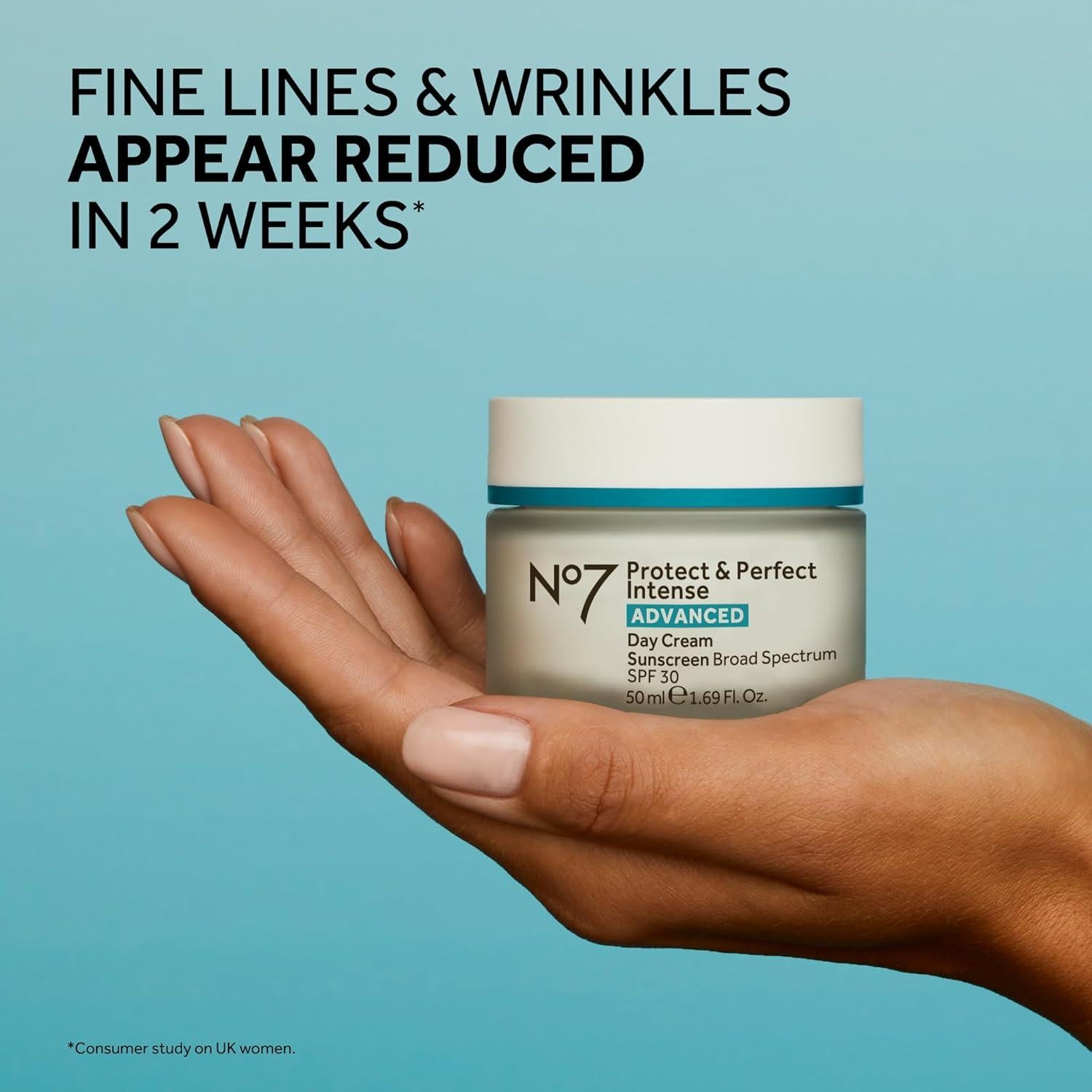 Crema Facial No7 Protect & Perfect 47.6g - Hidratante SPF 30