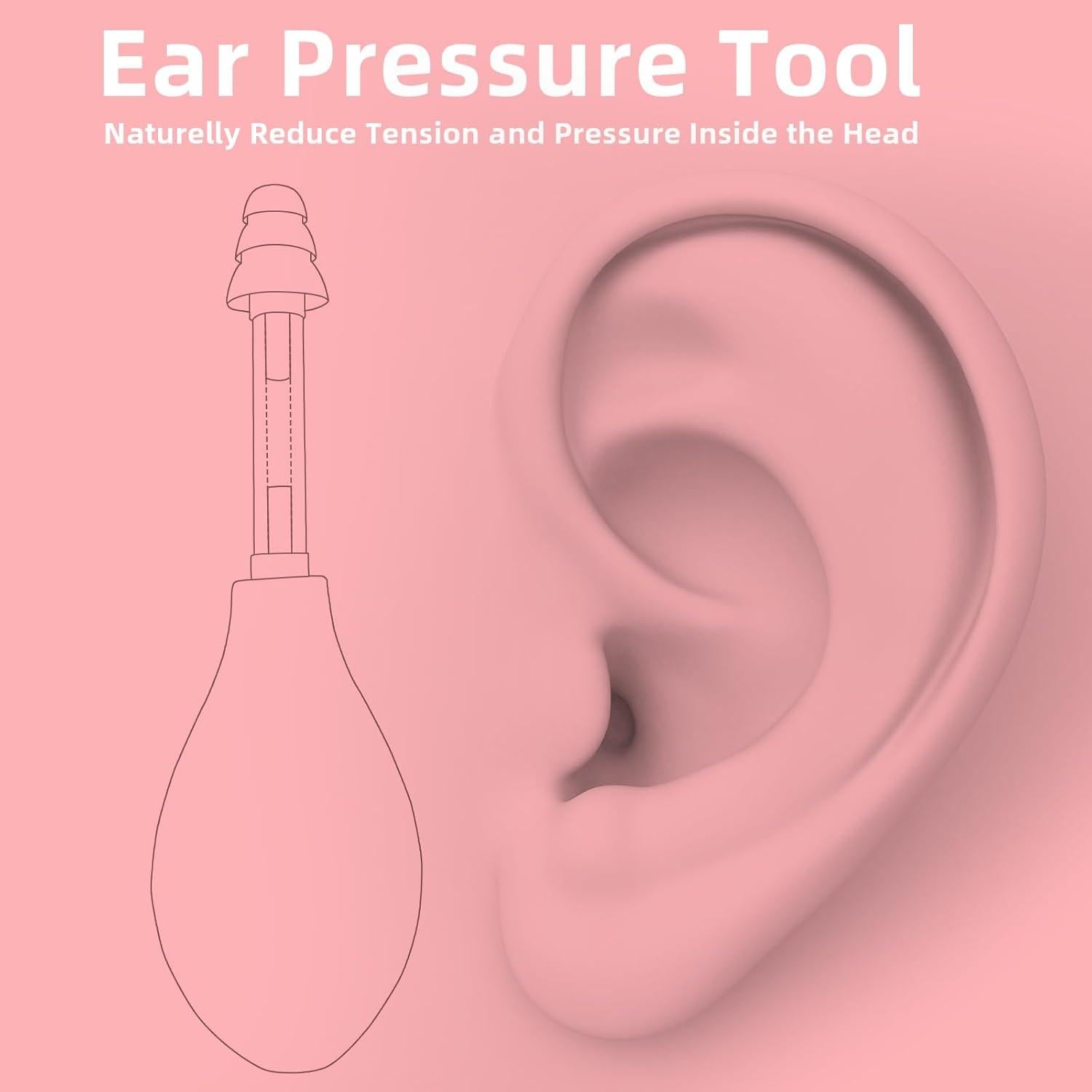 Dispositivo de Succión para Alivio de Presión en el Oído Worochi - 14.3x8.9 cm