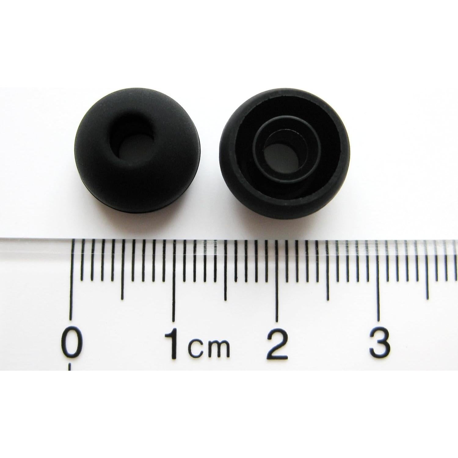 12 Tapones de Reemplazo para Auriculares NICKSTON Medianos Negros