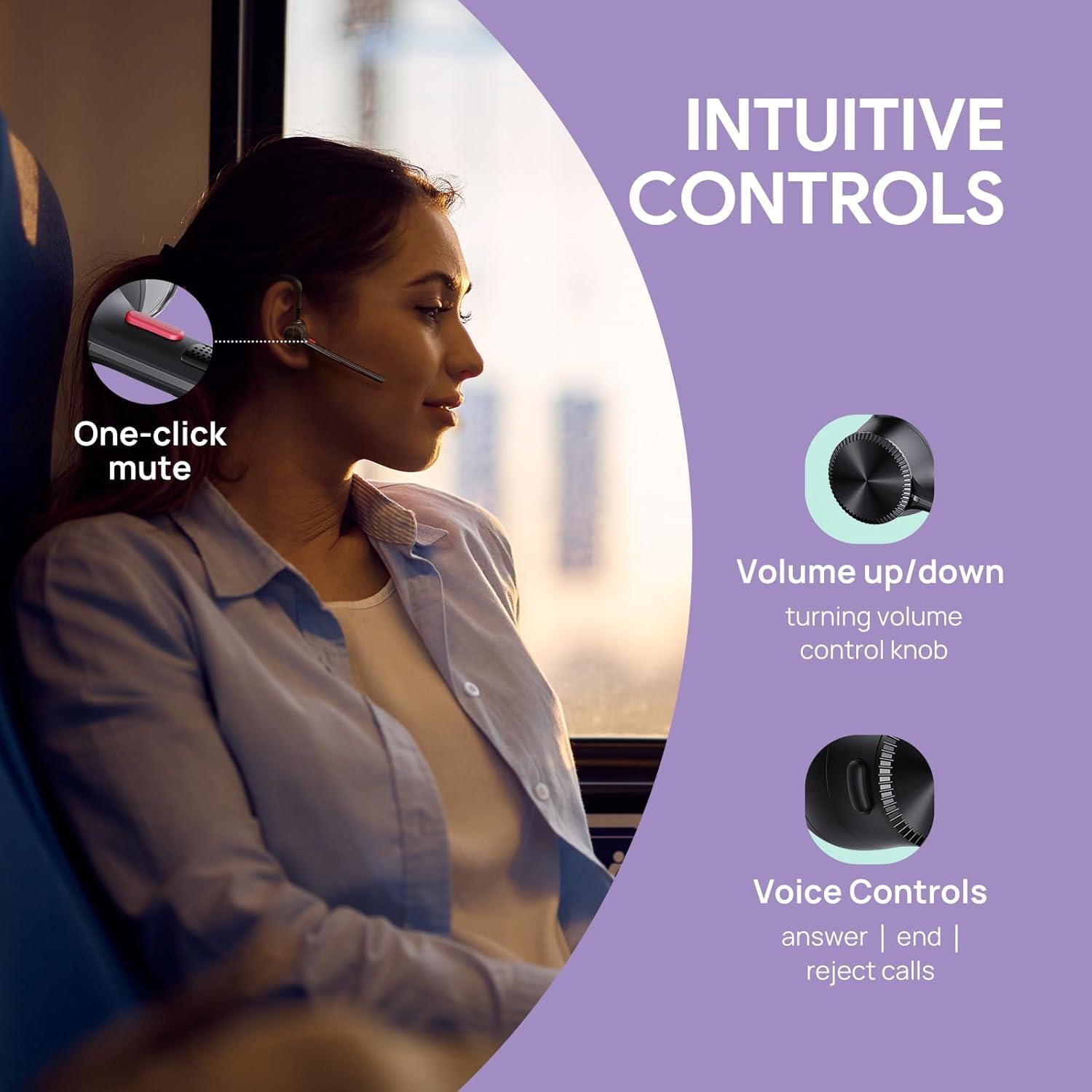 Auricular Bluetooth Yealink BH71 Pro, Cancelación de Ruido, 30h