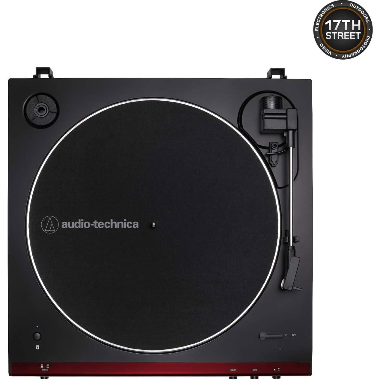 Tocadiscos Estéreo Bluetooth Audio-Technica AT-LP60XBT Rojo