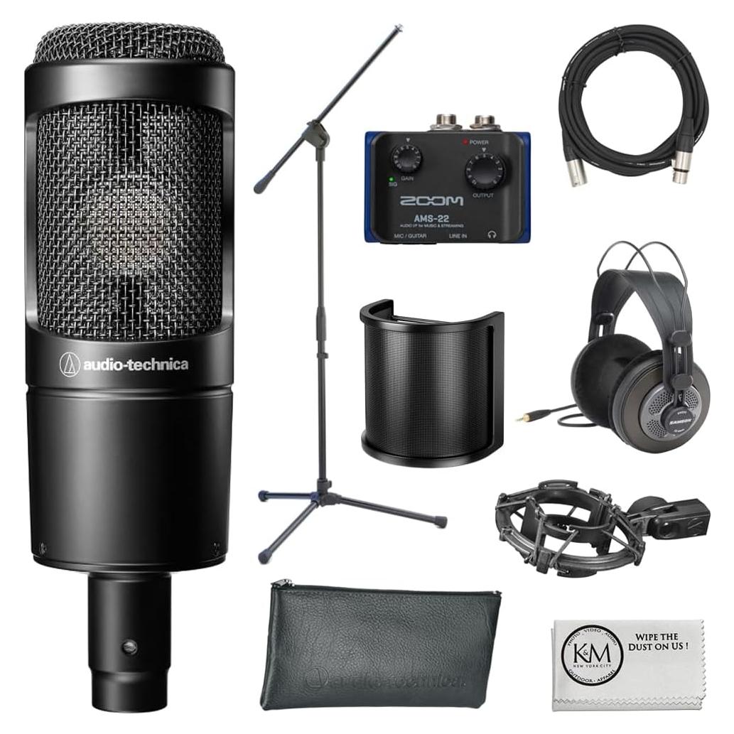 Paquete Micrófono Condensador Audio-Technica AT2035 + Interfaz USB-C