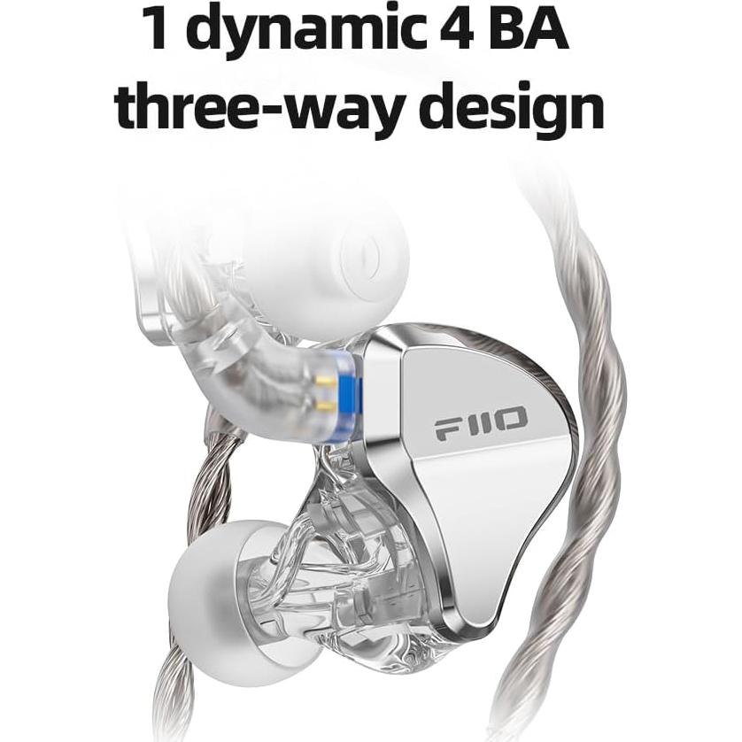 Auriculares In-Ear FiiO JH5 HiFi 1DD+4BA Desmontables 3.5mm