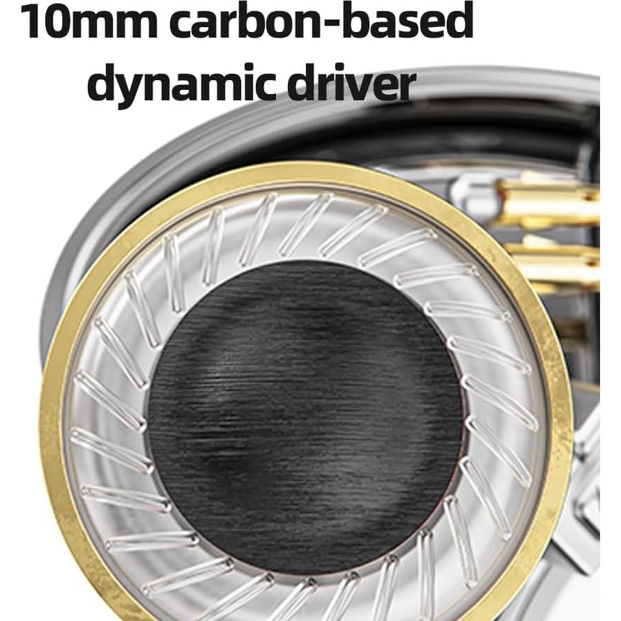 Auriculares In-Ear FiiO JH5 HiFi 1DD+4BA Desmontables 3.5mm