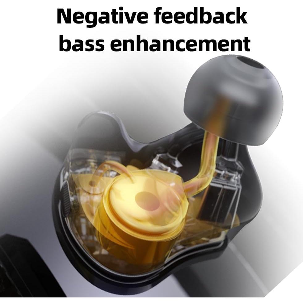 Auriculares In-Ear FiiO JH5 HiFi 1DD+4BA Desmontables 3.5mm