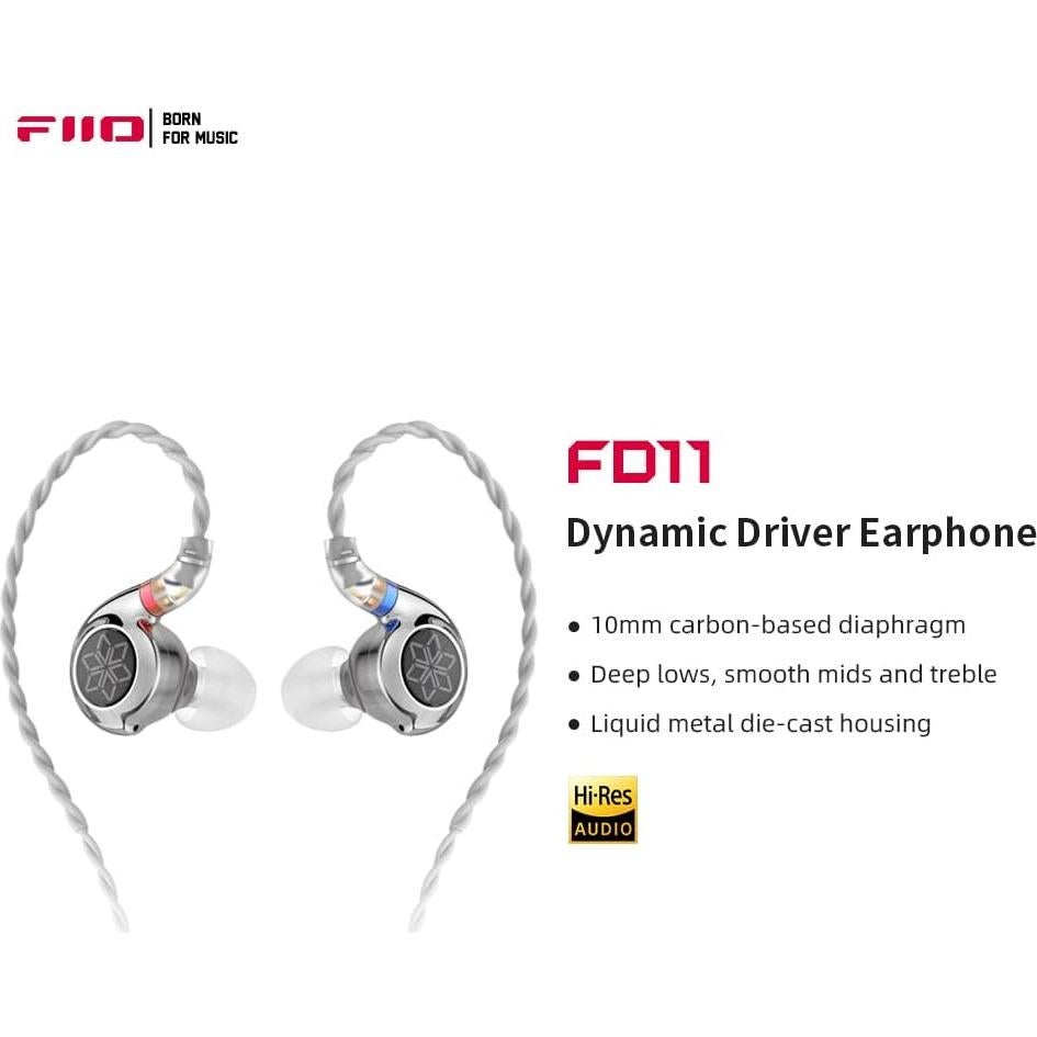 Auriculares In-Ear FiiO FD11 con Bajo Profundo y Cable Desmontable