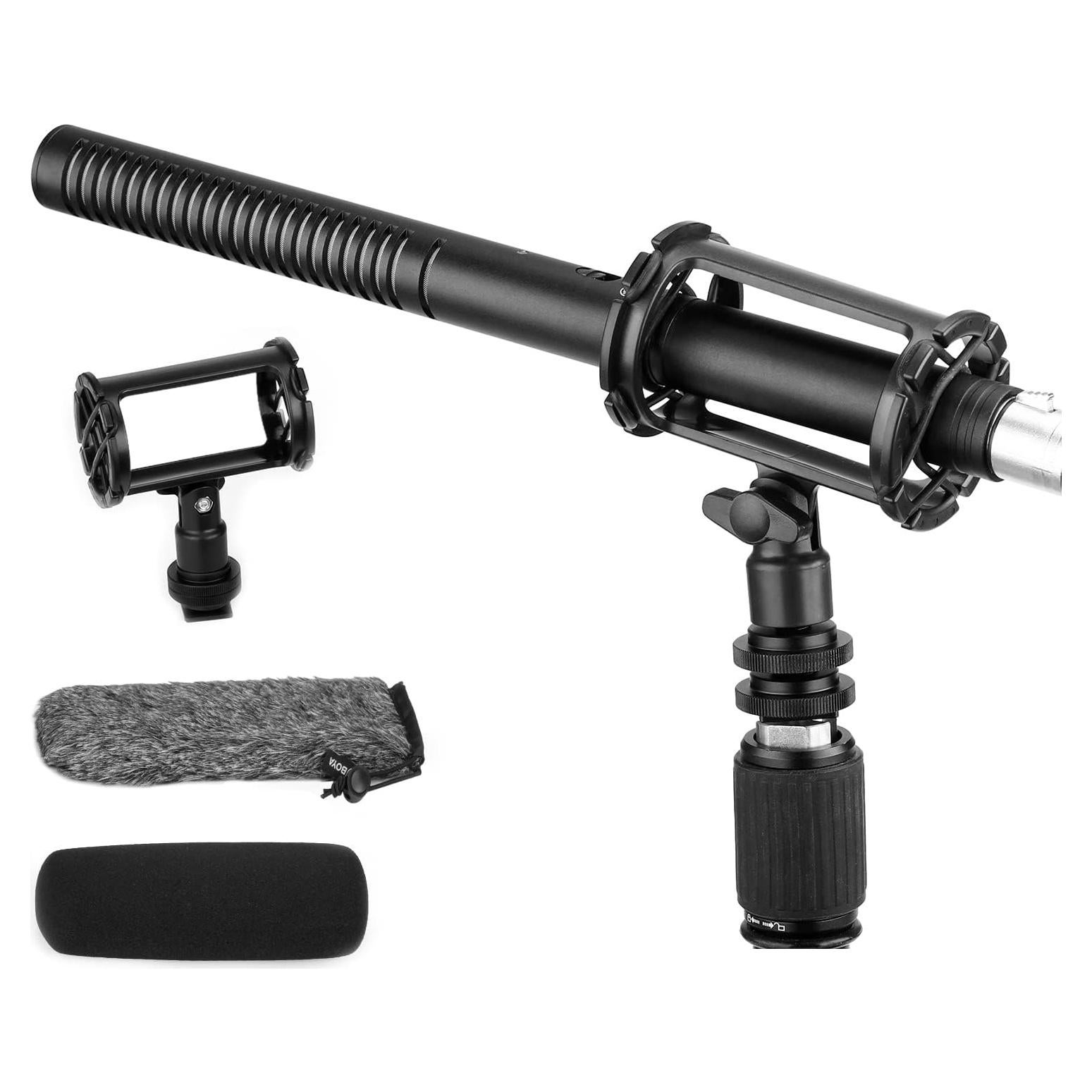 Micrófono de Escopeta BOYA BY-BM6060 Supercardioide XLR