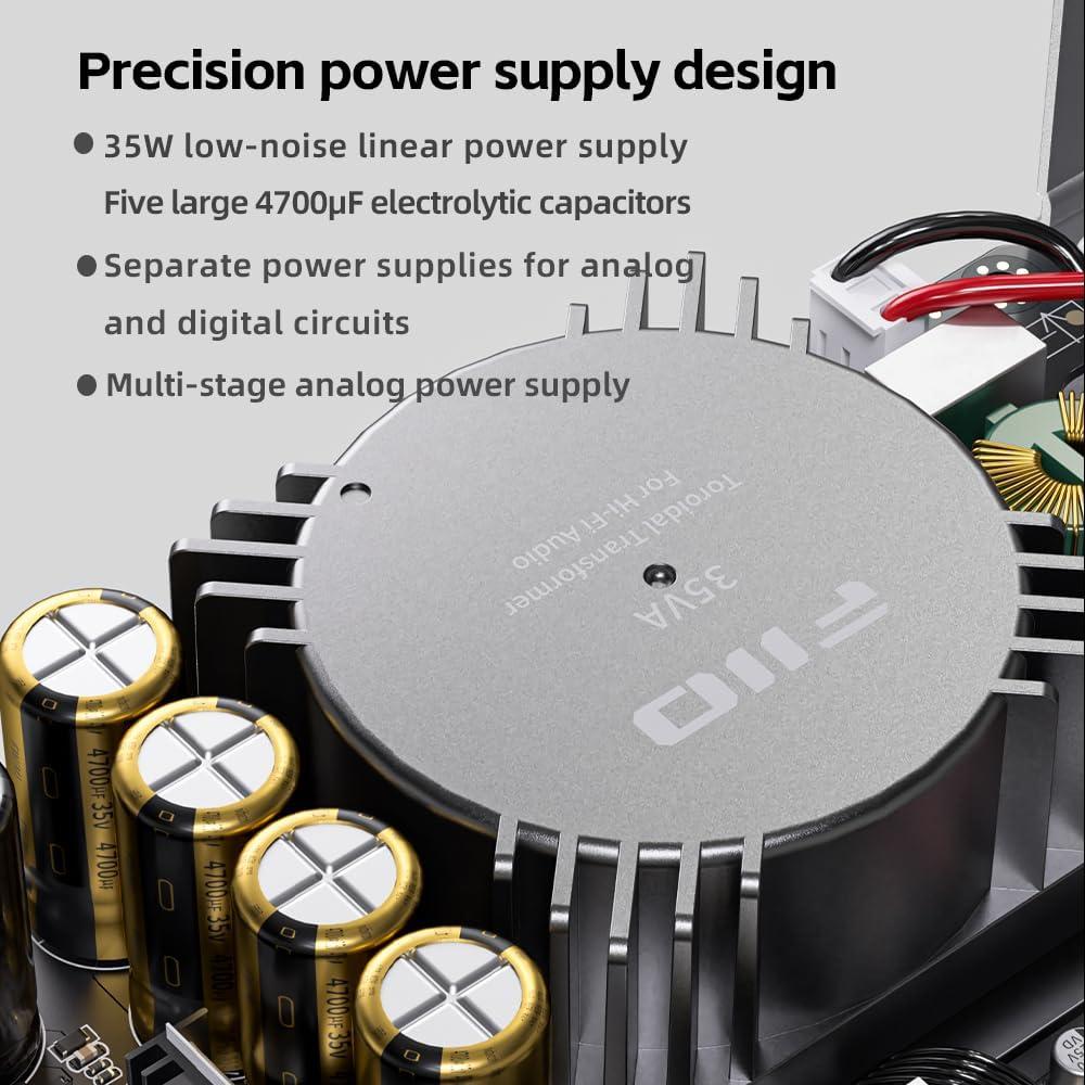 FiiO K17 DAC Amplificador de Auriculares 32Bit/768kHz Negro