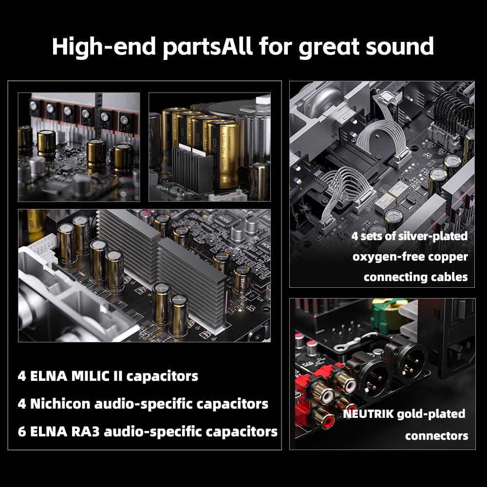 FiiO K17 DAC Amplificador de Auriculares 32Bit/768kHz Negro