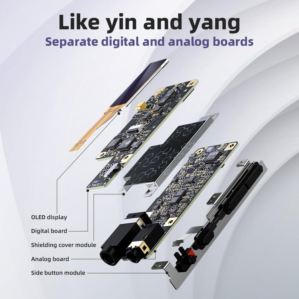 DAC USB FiiO KA17 HiFi Portátil 3.5/4.4mm DSD512