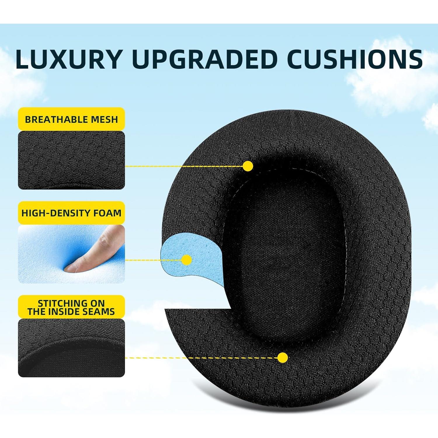 Cojines de oído Audio Technica ATH M50X M40X M30X MSR7 - Negro