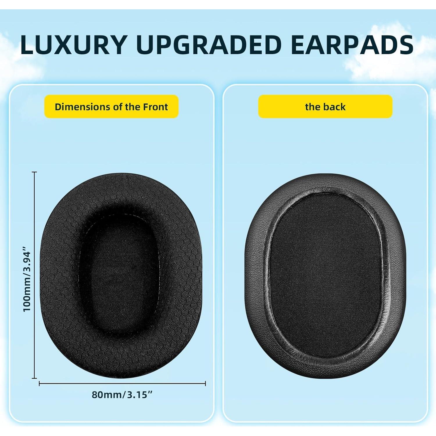 Cojines de oído Audio Technica ATH M50X M40X M30X MSR7 - Negro