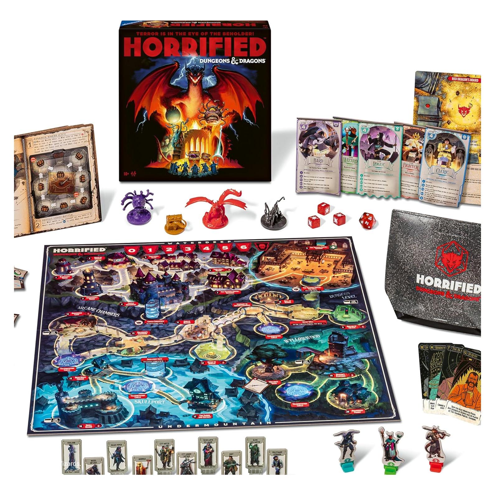 Juego de Mesa Cooperativo Ravensburger Horrified D&D 1-5 Jugadores