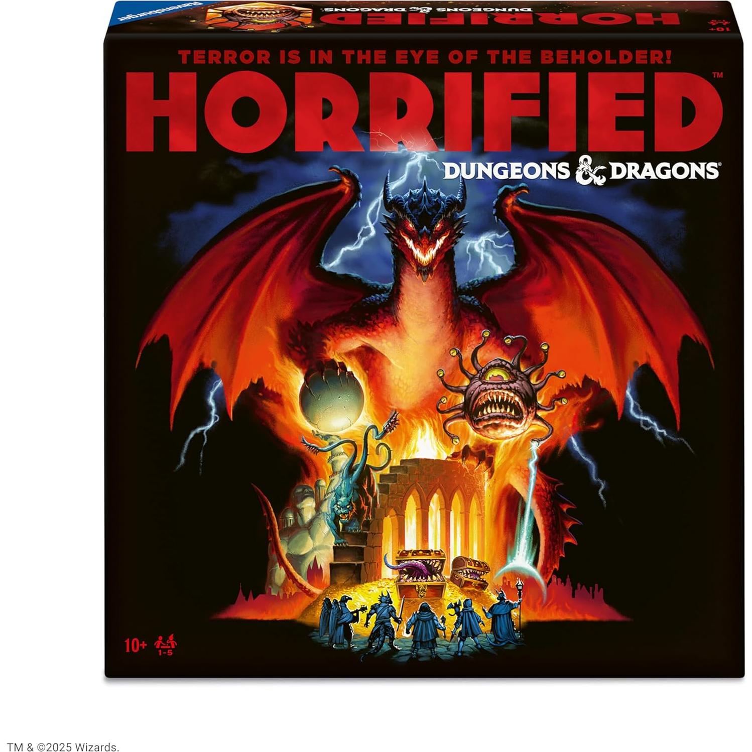 Juego de Mesa Cooperativo Ravensburger Horrified D&D 1-5 Jugadores