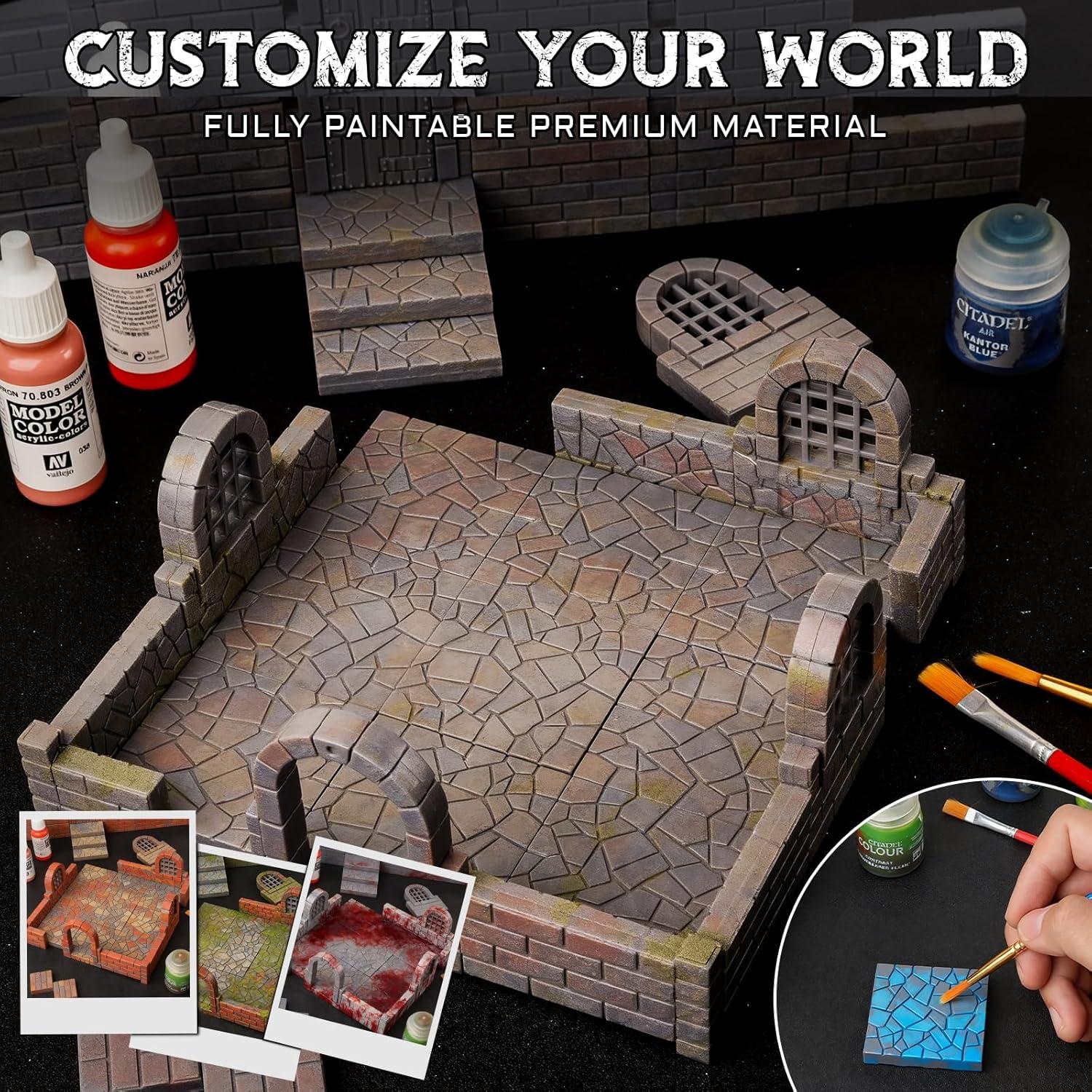 Conjunto de Baldosas Magnéticas CZYY - 58 Piezas para D&D