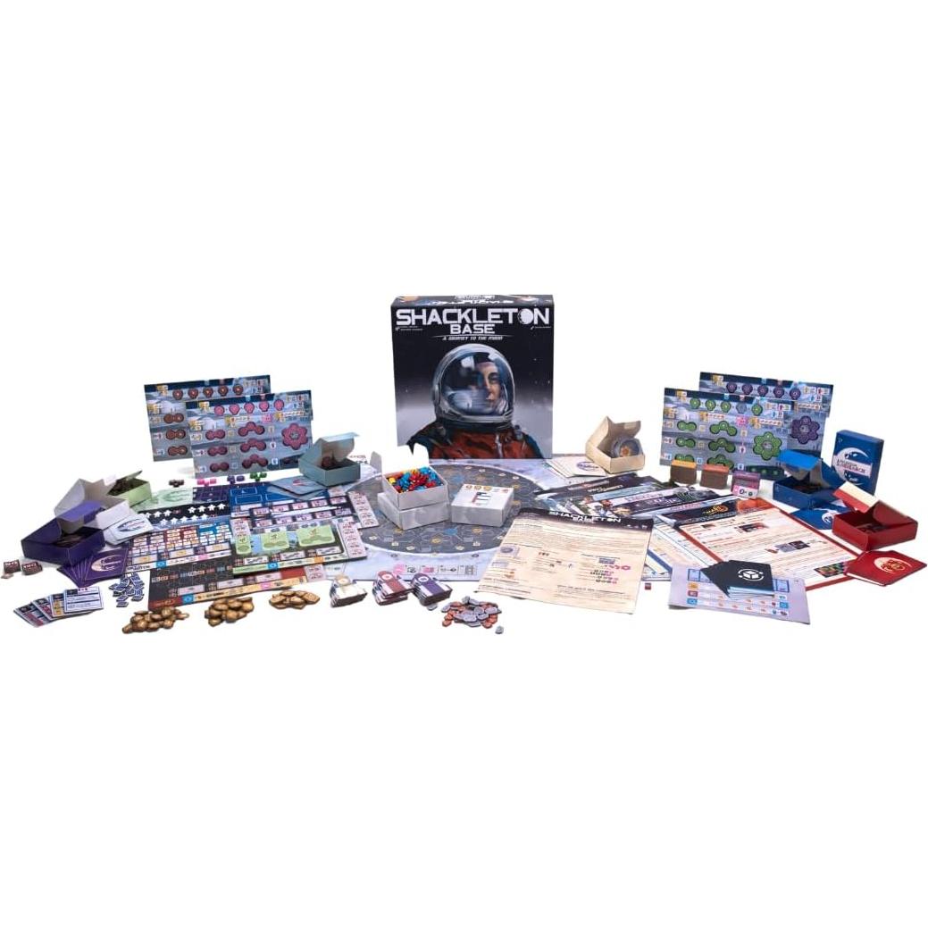 Juego de Mesa Shackleton Base: Exploración Lunar Pandasaurus