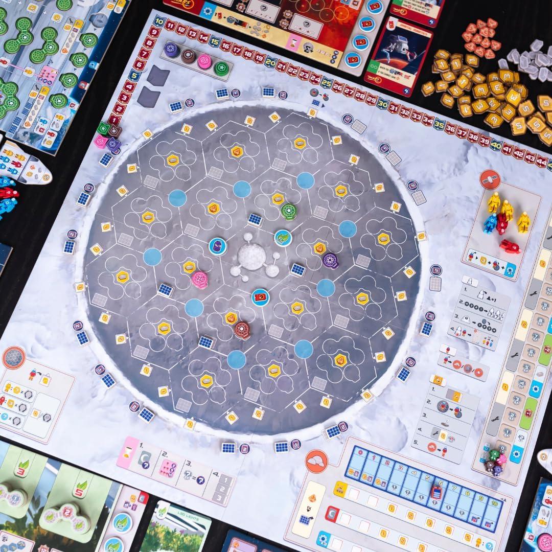 Juego de Mesa Shackleton Base: Exploración Lunar Pandasaurus