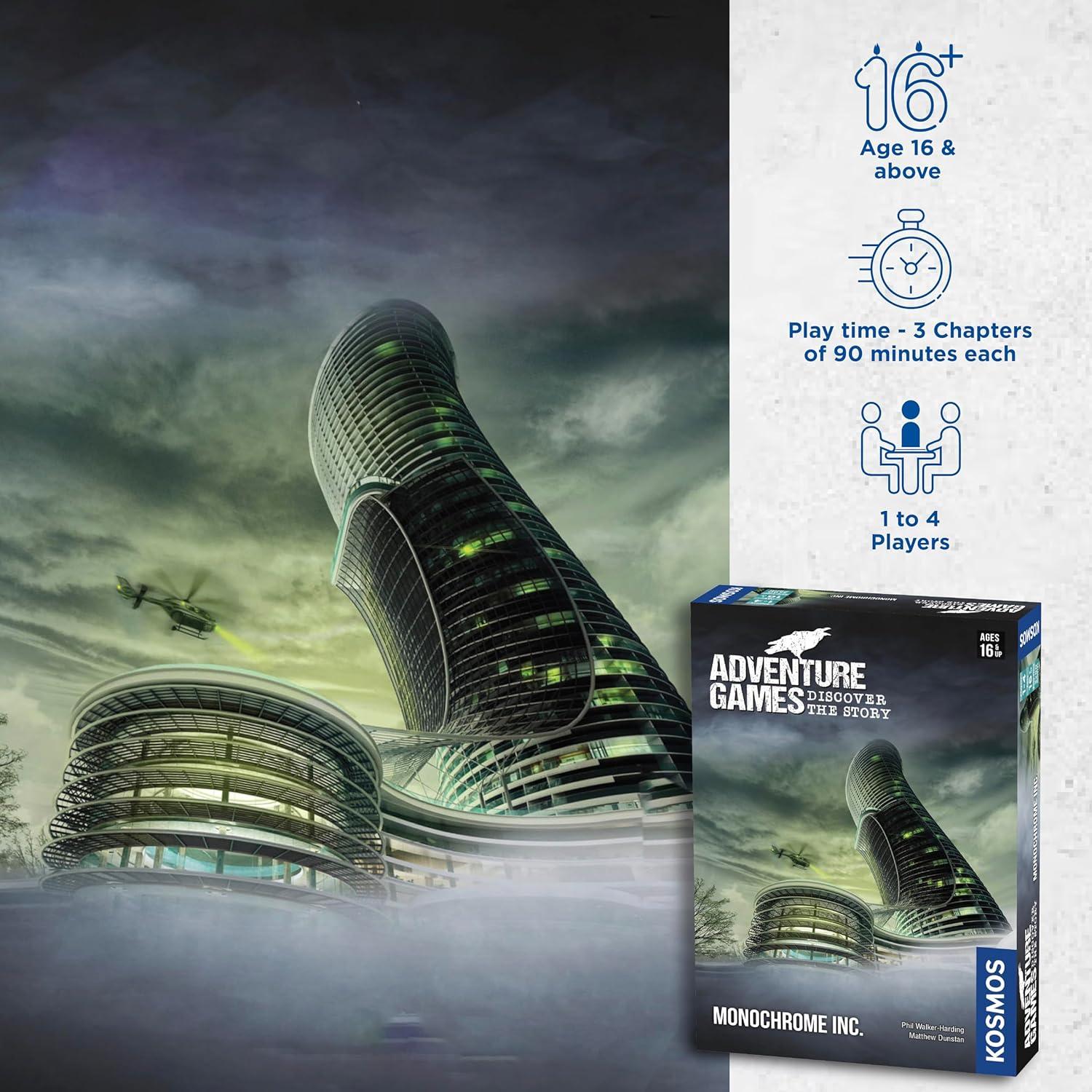 Juego de Aventura Monocromo Inc. Thames & Kosmos 1-4 Jugadores