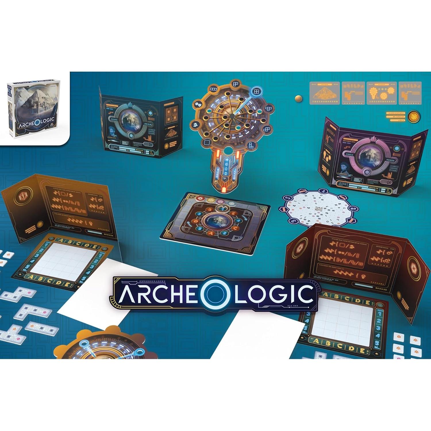 Juego de Mesa Archeo-Lógica - Deducción Competitiva 1-4 Jugadores