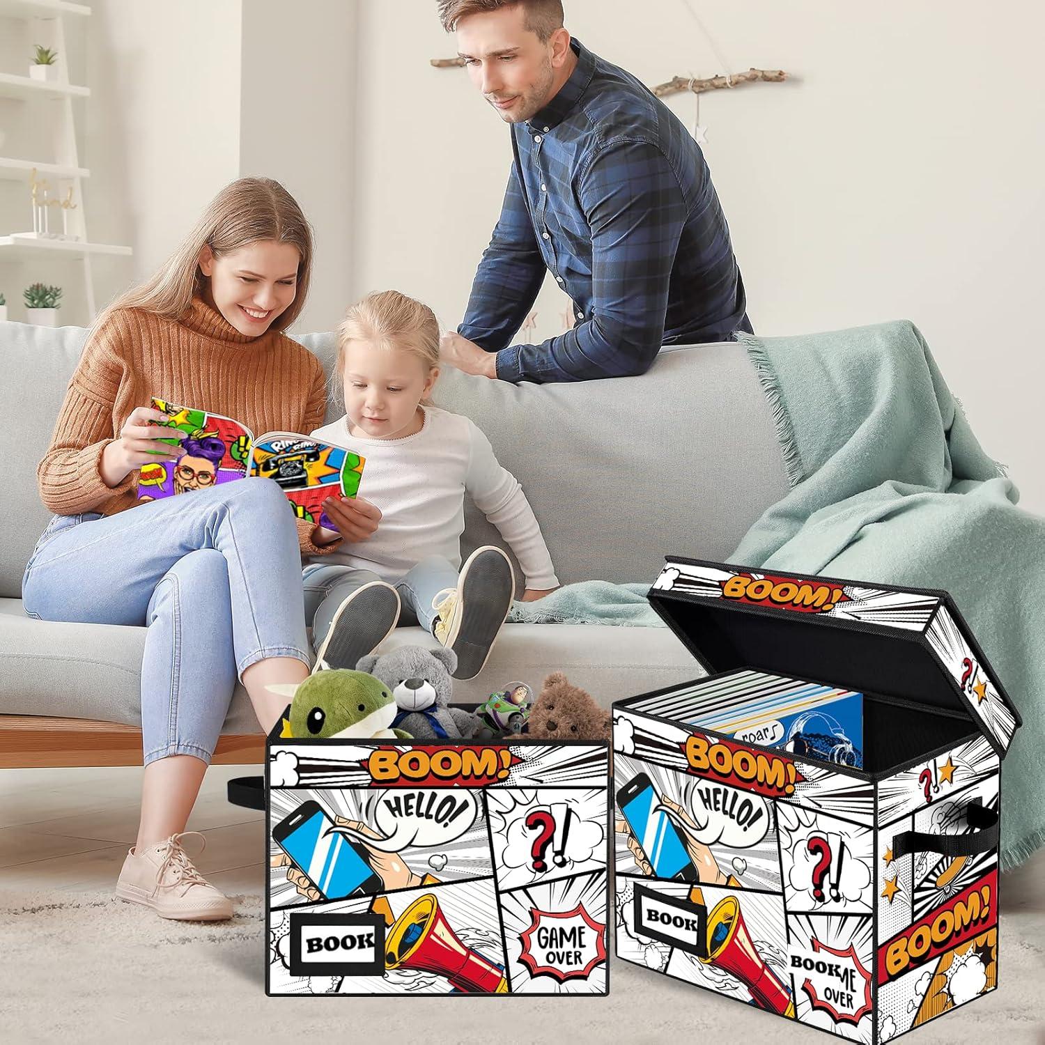 Caja de Almacenamiento de Cómics YNSZAS 40.1x19.8x30 cm Plegable