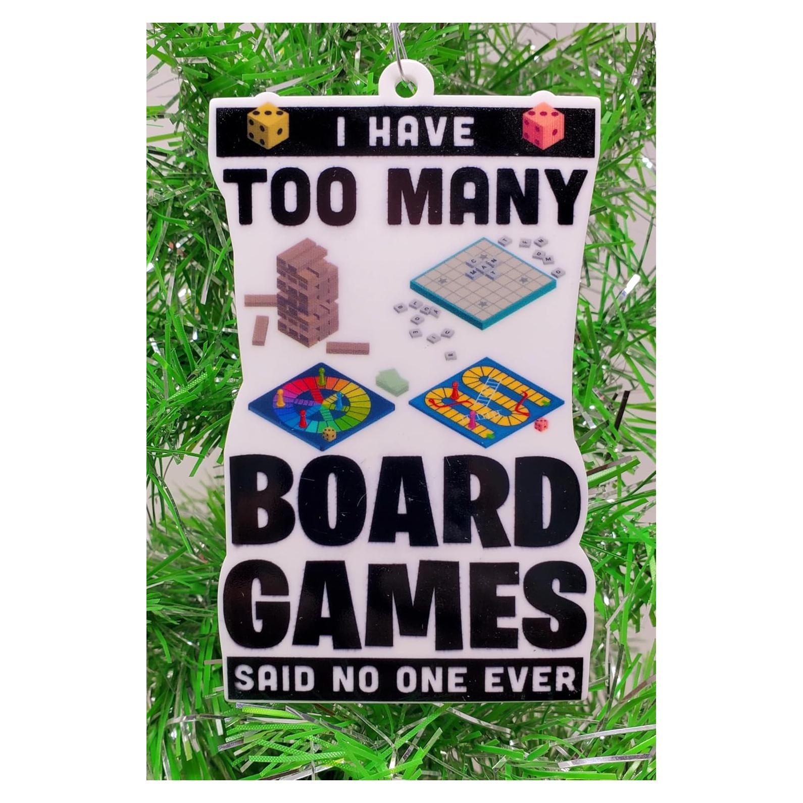 Adorno de Juego de Mesa Navidad - Plástico Resina 2D 5.08 cm