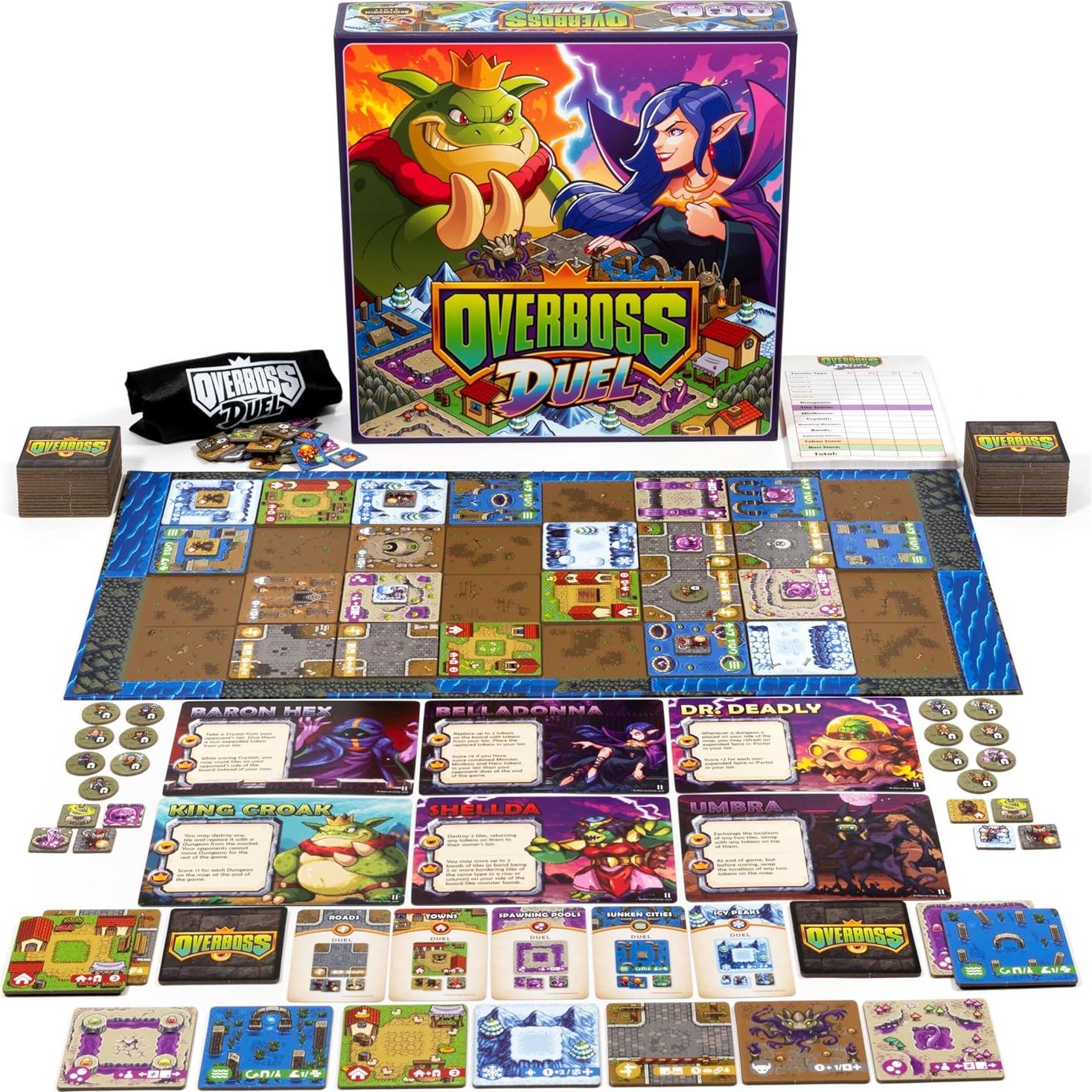 Overboss Duel | Juego de Duelos Rápidos para 2 Jugadores