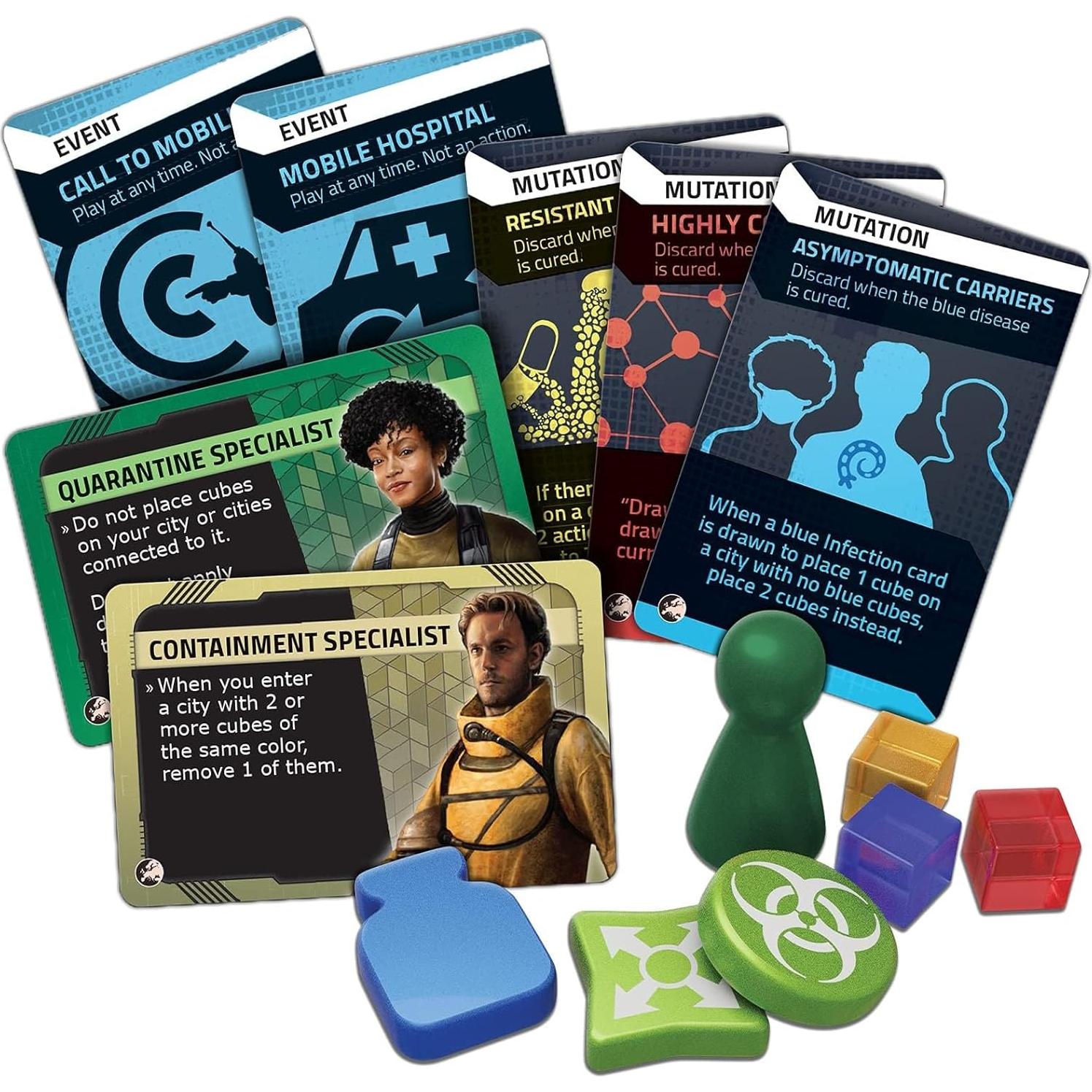 Pandemic Hot Zone Europa - Juego de Mesa Cooperativo 2-4 Jugadores