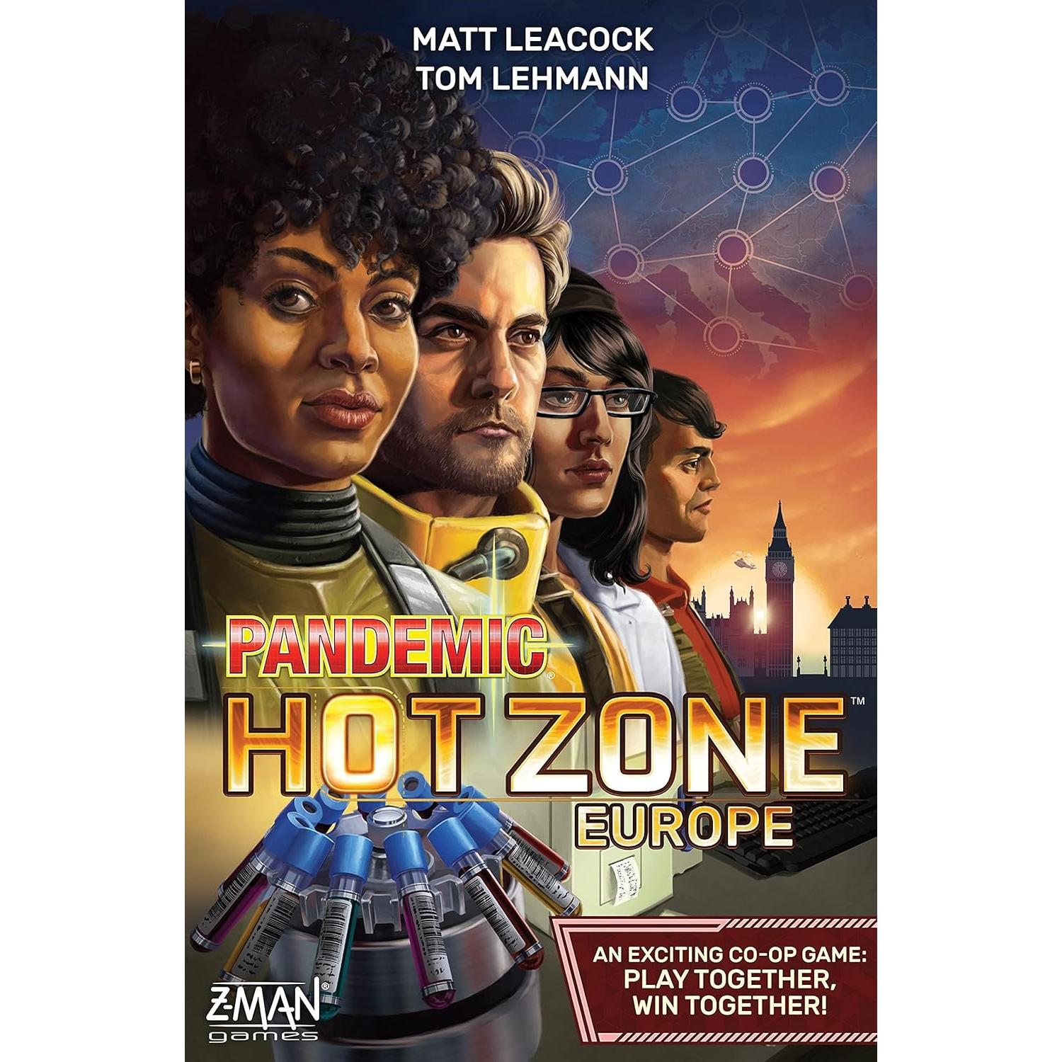 Pandemic Hot Zone Europa - Juego de Mesa Cooperativo 2-4 Jugadores