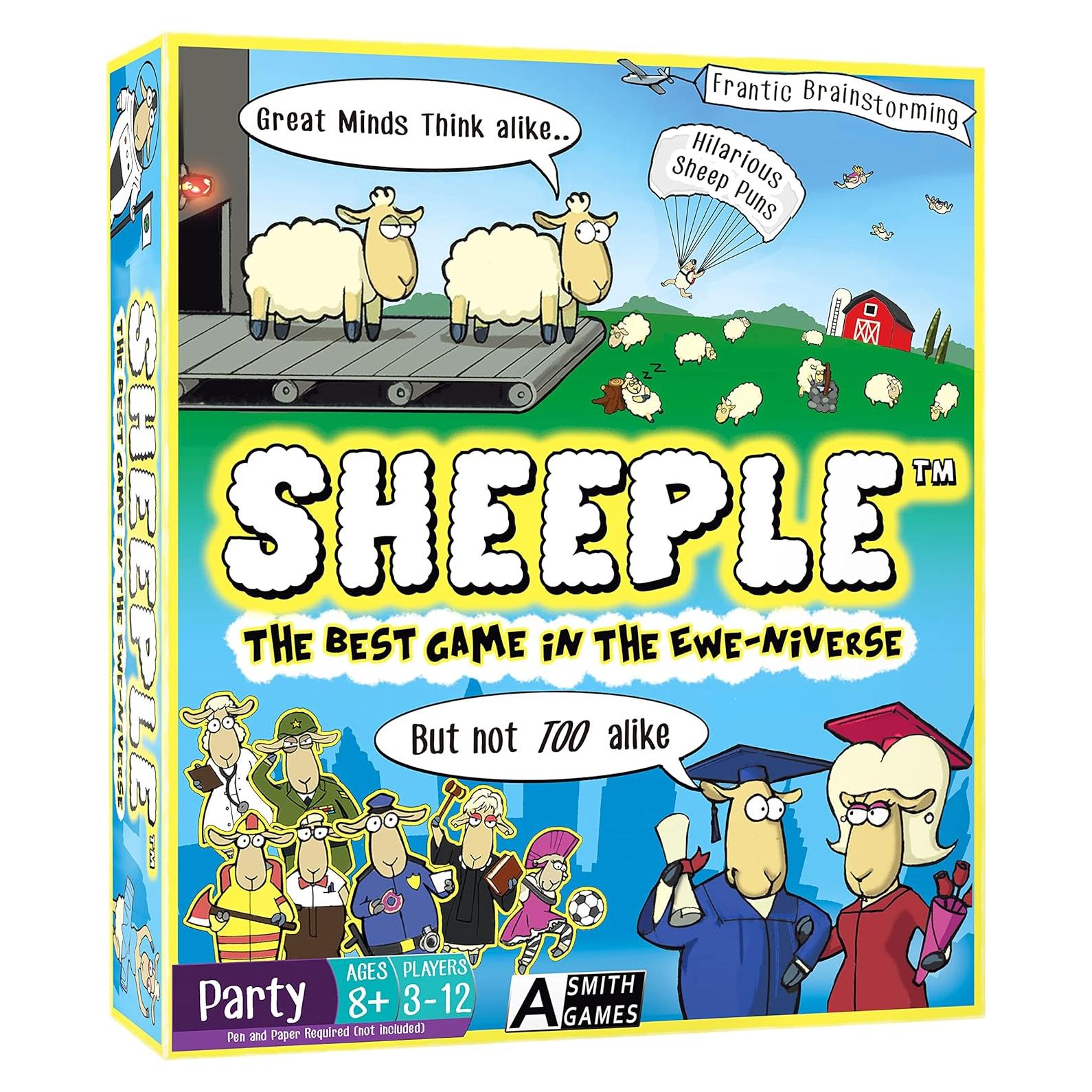 Juego de Mesa SHEEPLE - Diversión Familiar para 3-12 Jugadores
