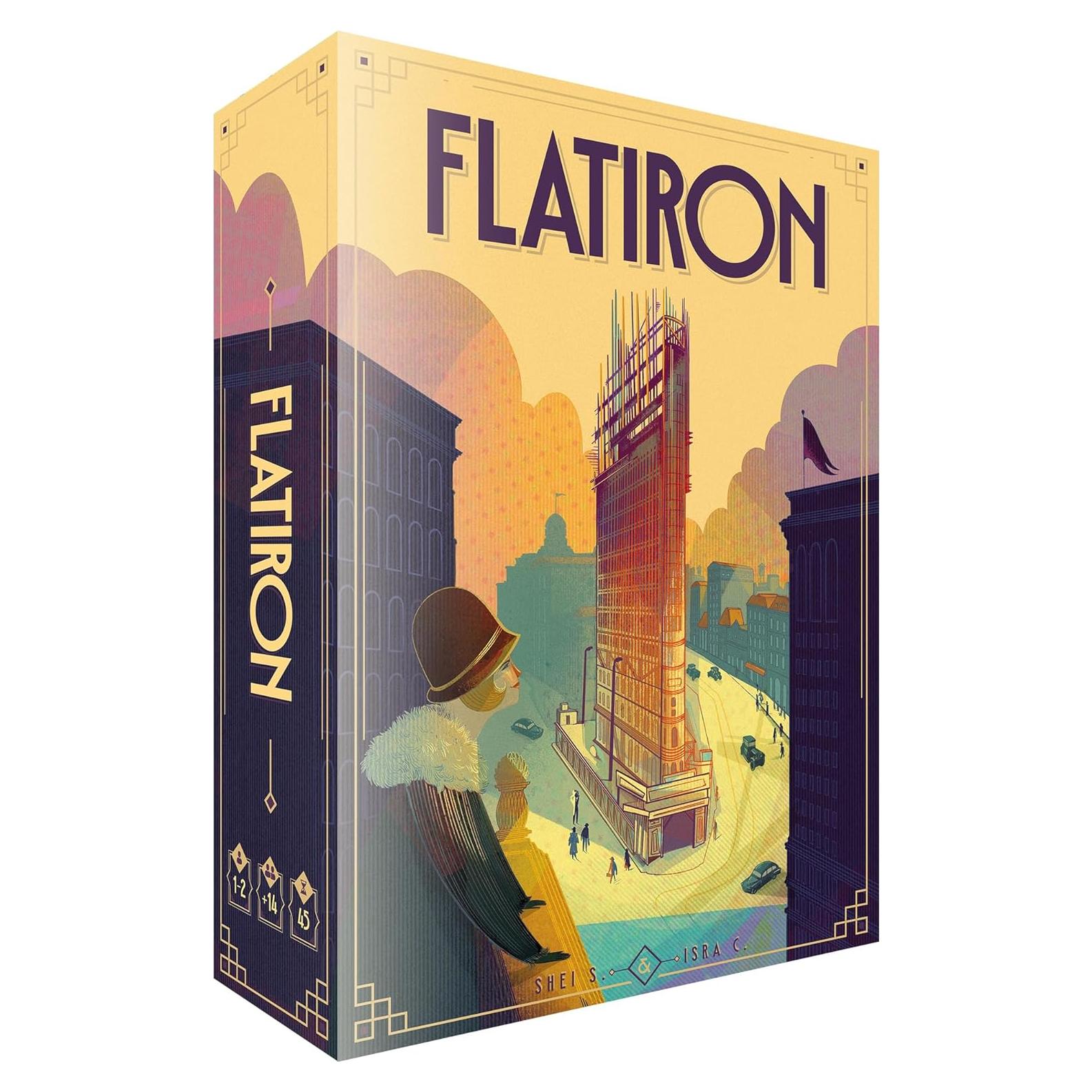 Juego de Mesa Flatiron Ludonova - Estrategia Arquitectónica 1-2 Jugadores