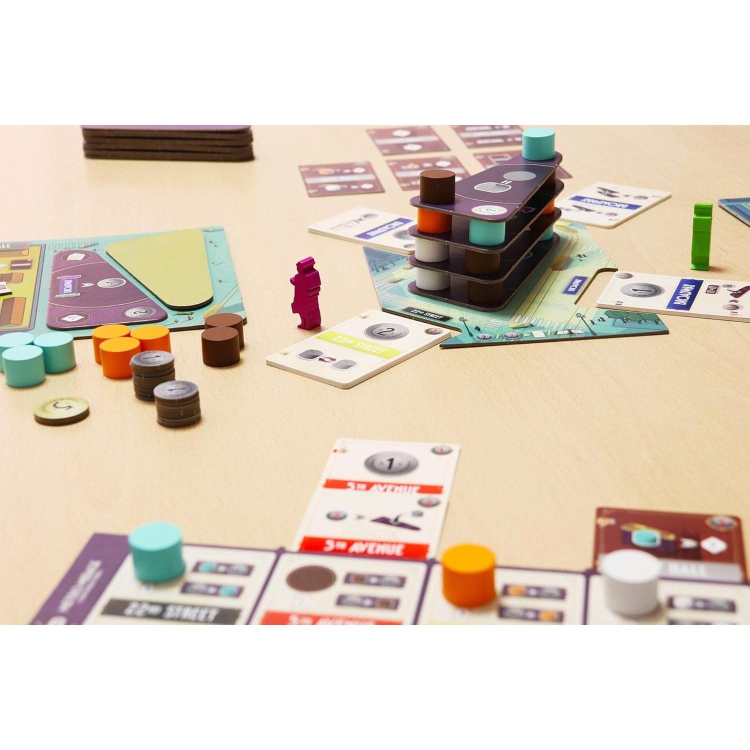 Juego de Mesa Flatiron Ludonova - Estrategia Arquitectónica 1-2 Jugadores