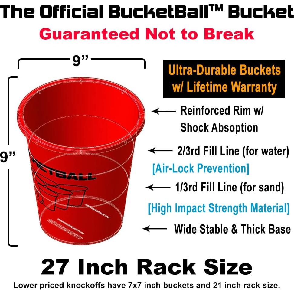 Juego de Exterior BucketBall Edición Gigante - 19 Piezas