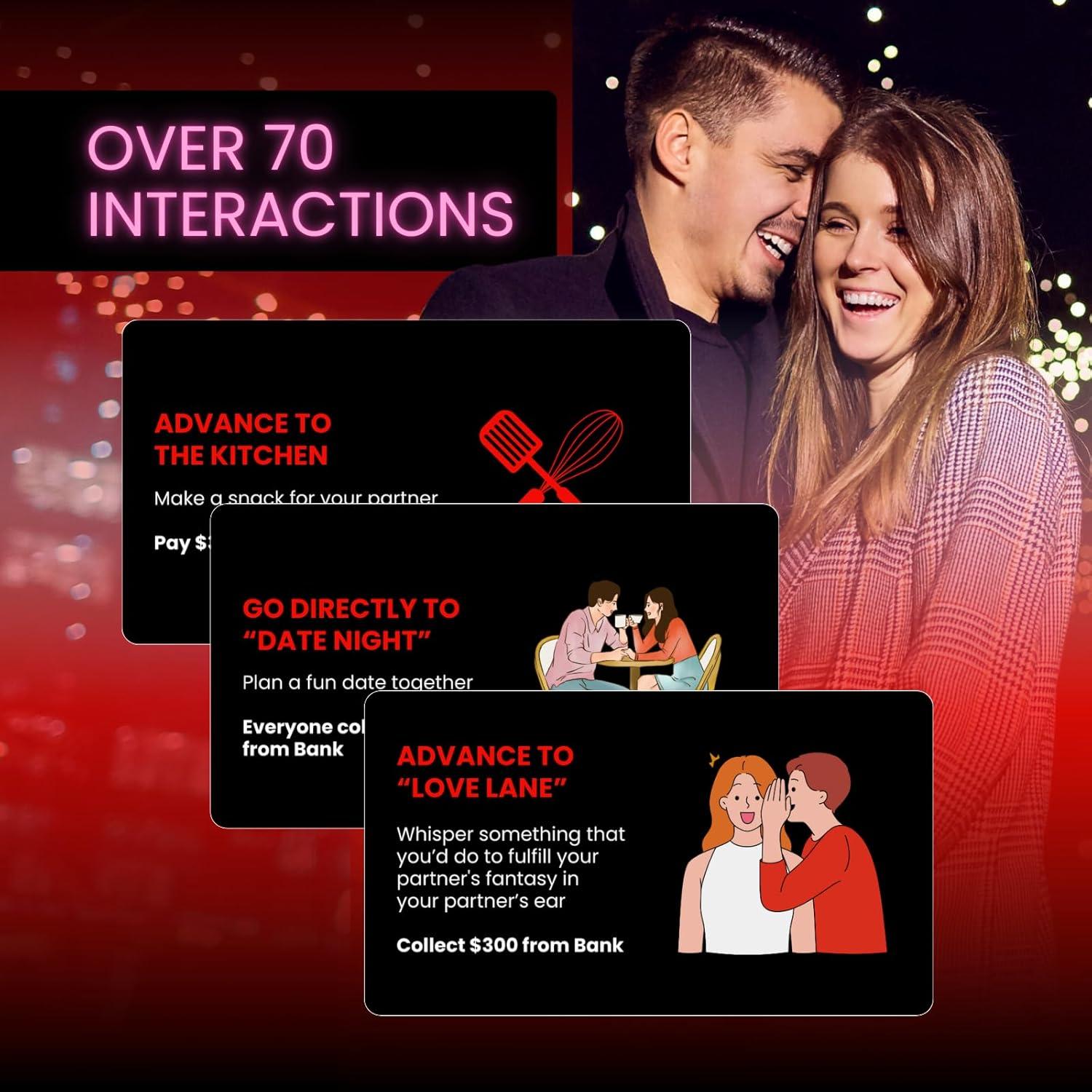 Adultopoly - Juego de Mesa para Parejas con Esposas - Momentum