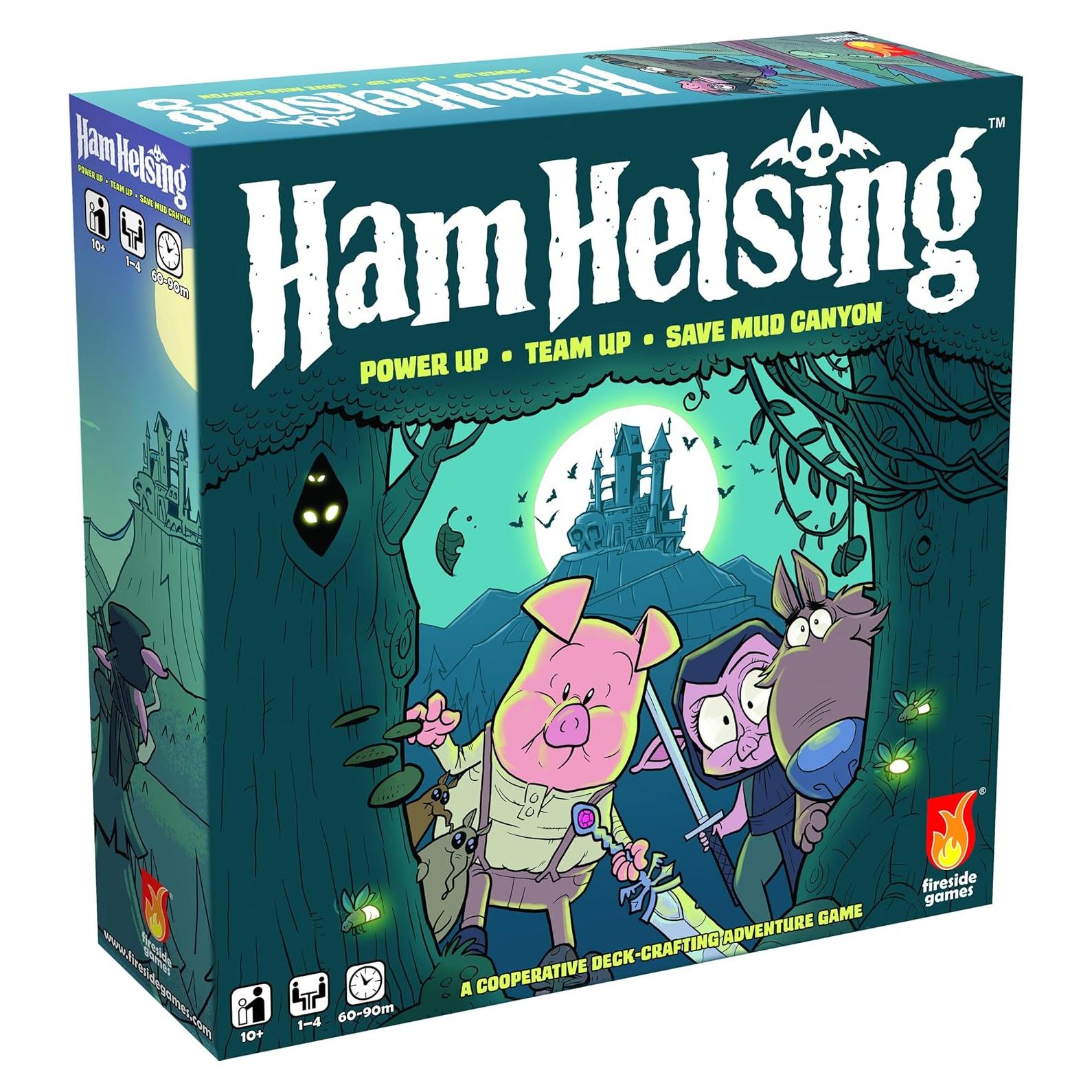 Ham Helsing Juego de Mesa Cooperativo de Monstruos 1-4 Jugadores