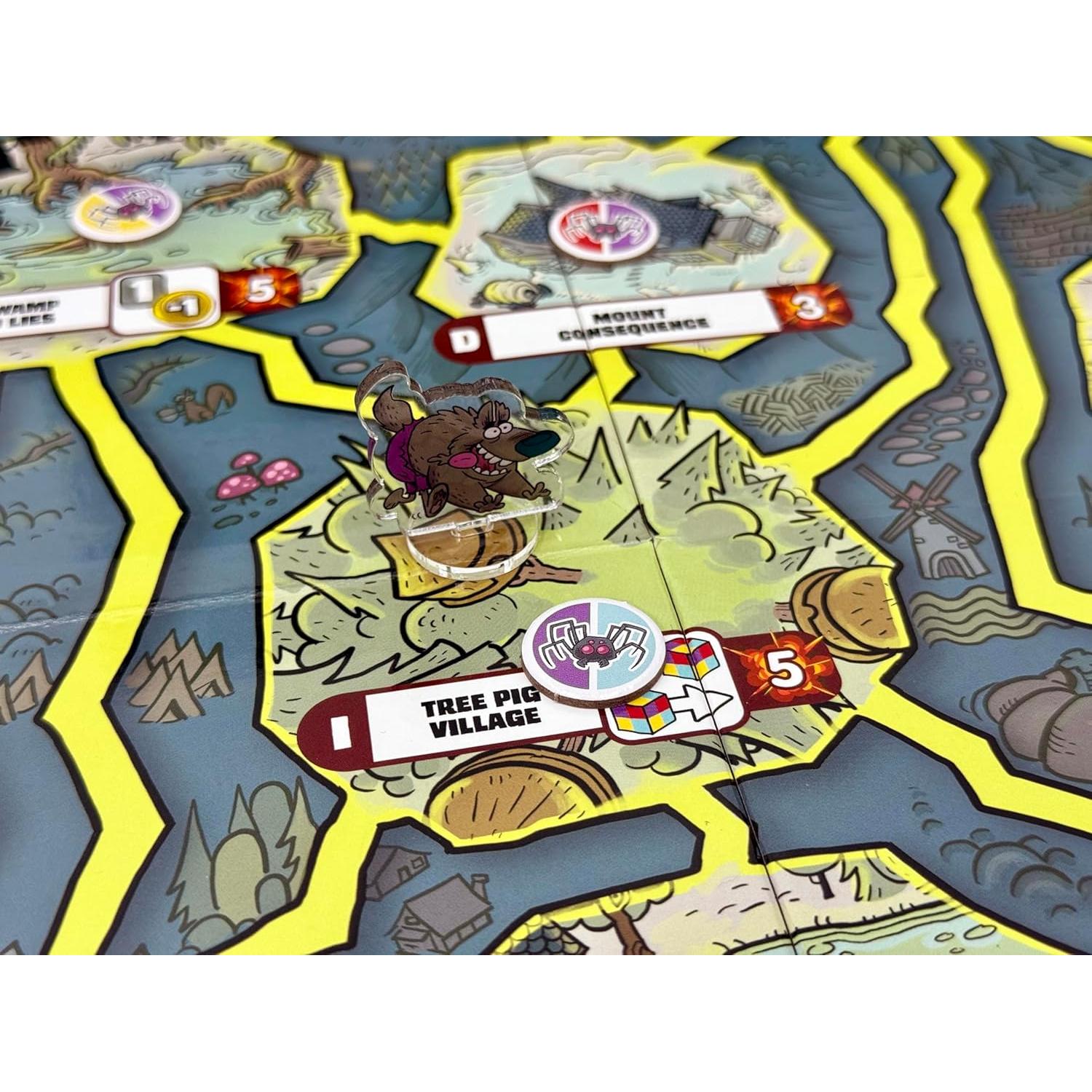 Ham Helsing Juego de Mesa Cooperativo de Monstruos 1-4 Jugadores