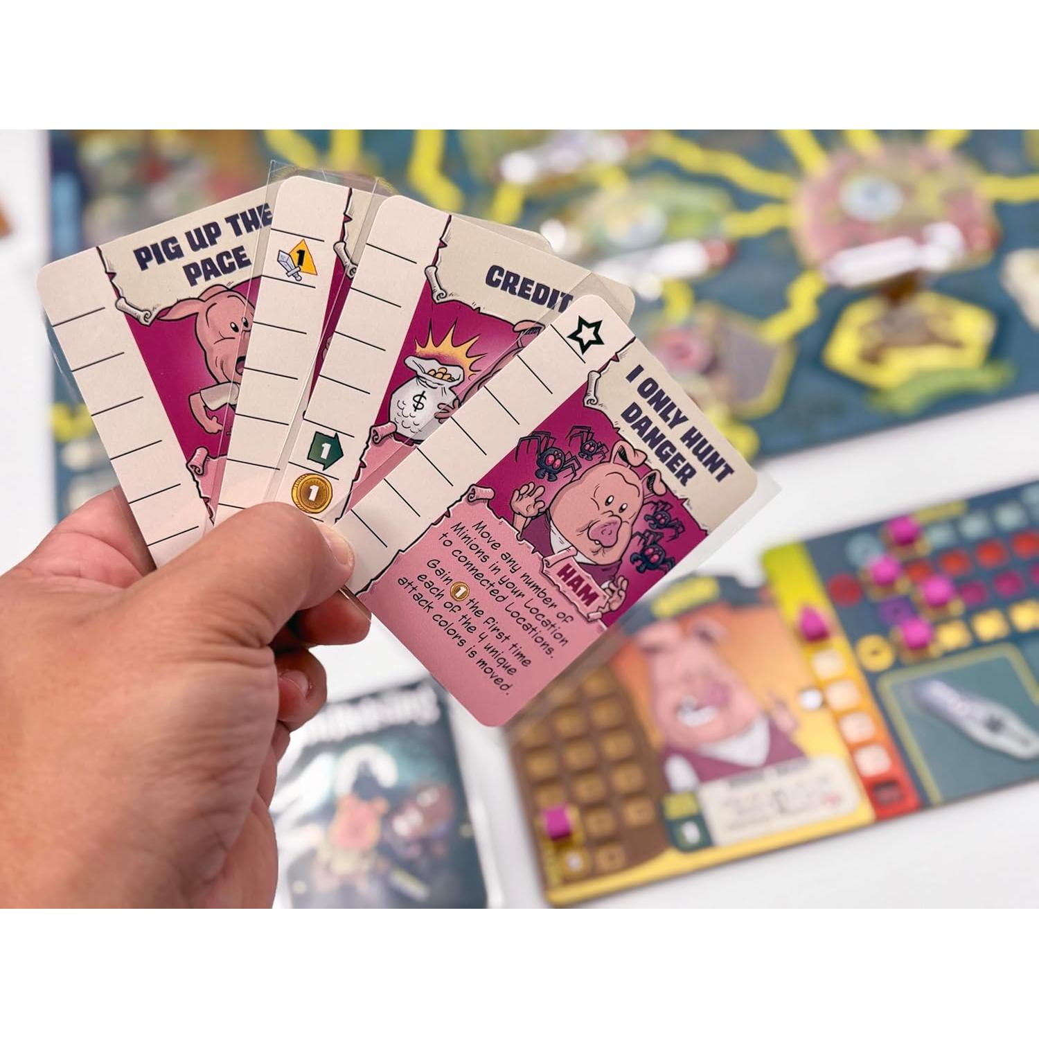 Ham Helsing Juego de Mesa Cooperativo de Monstruos 1-4 Jugadores