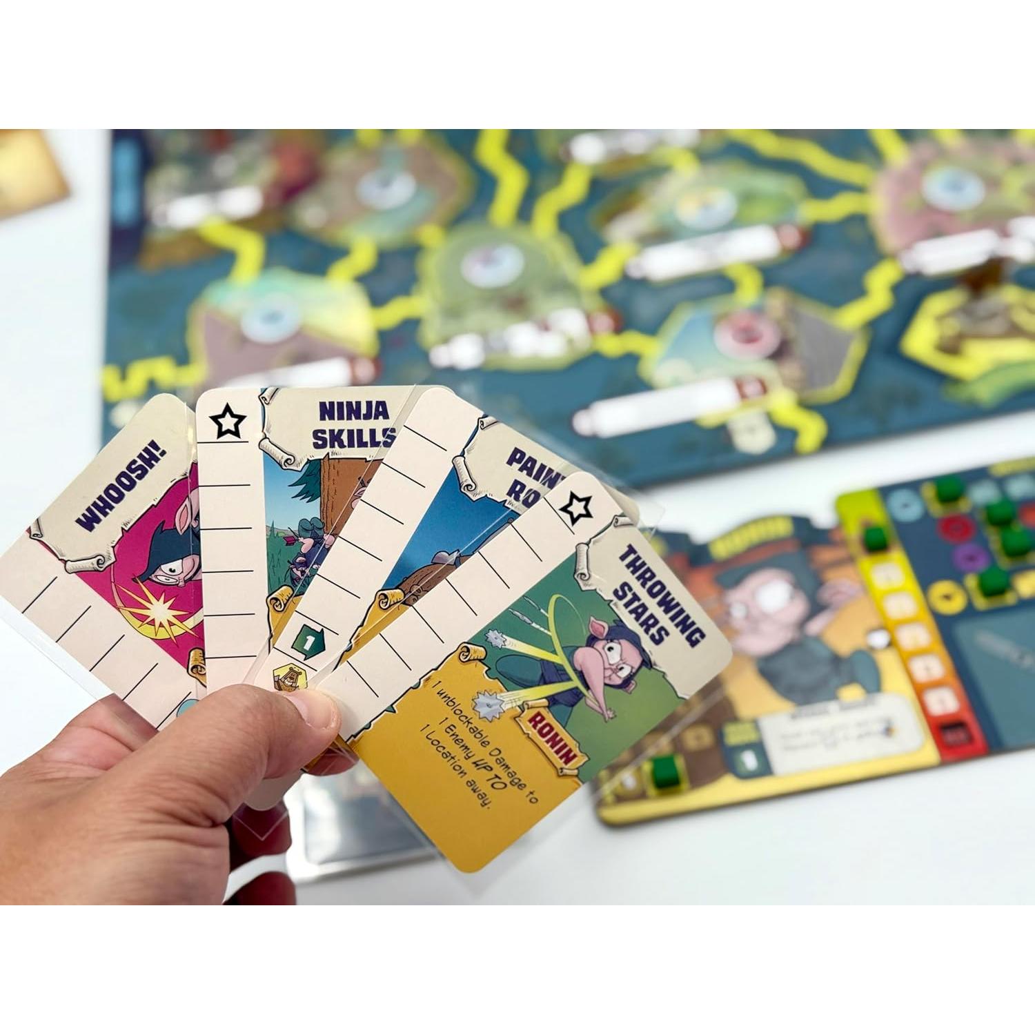 Ham Helsing Juego de Mesa Cooperativo de Monstruos 1-4 Jugadores