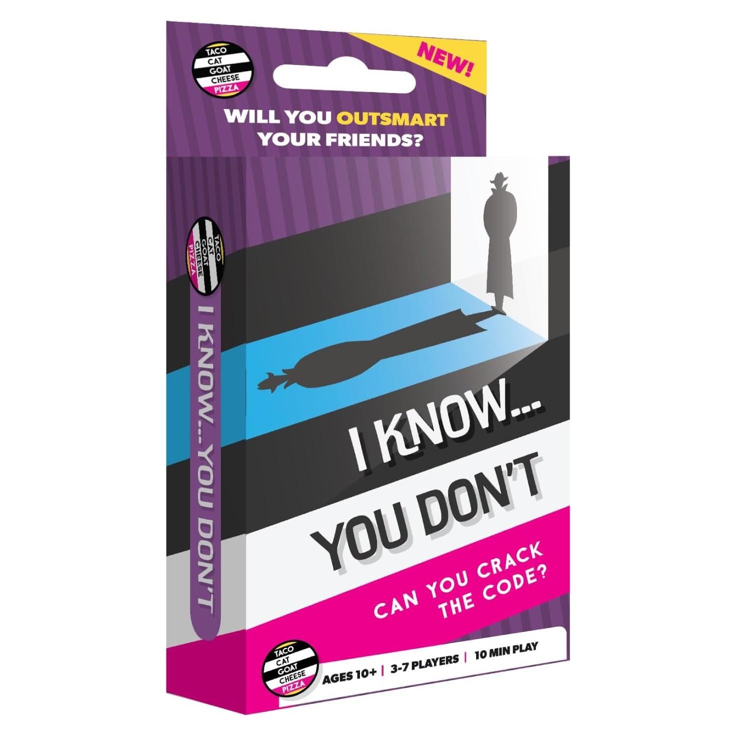 Juego de Cartas de Deducción Sé que... Tú no lo sabes - Dolphin Hat Games - 3 a 7 Jugadores