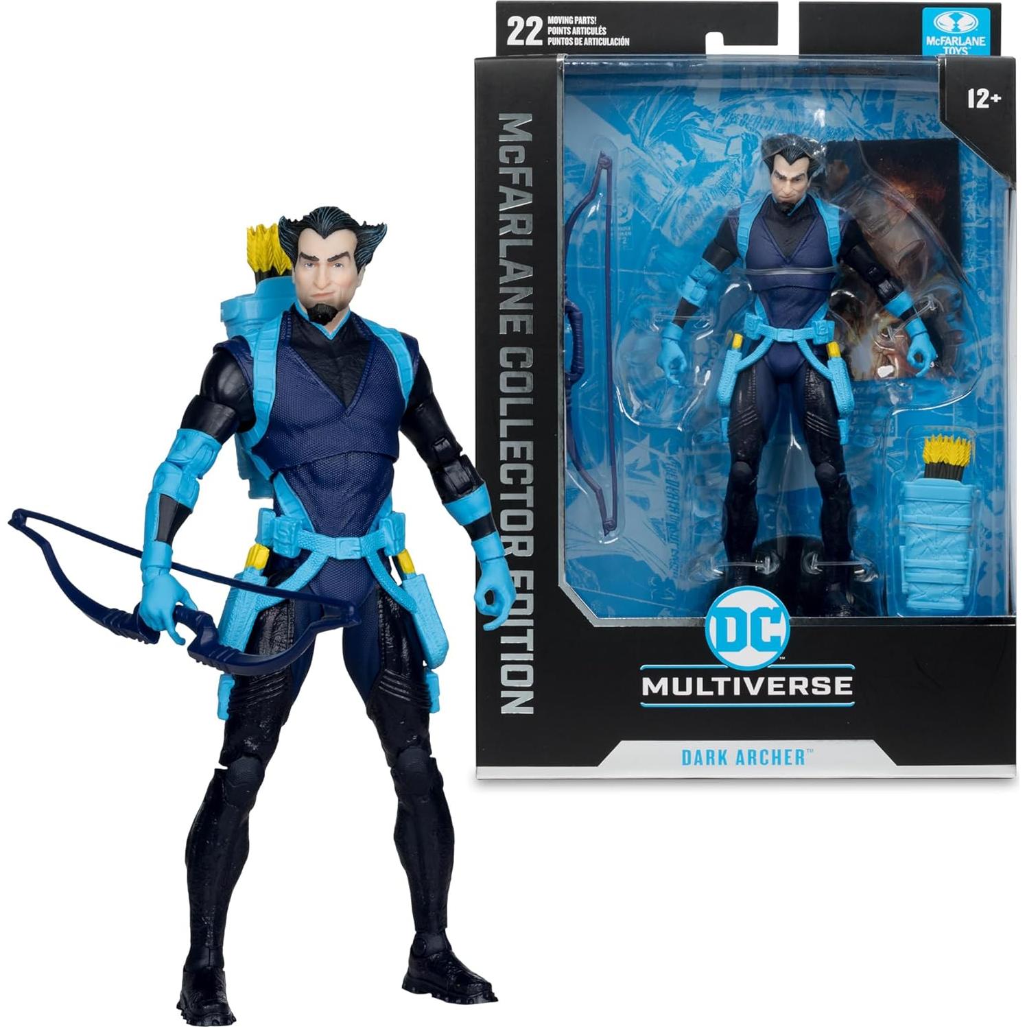 Figura de acción McFarlane DC Multiverse Flecha Oscura 19cm