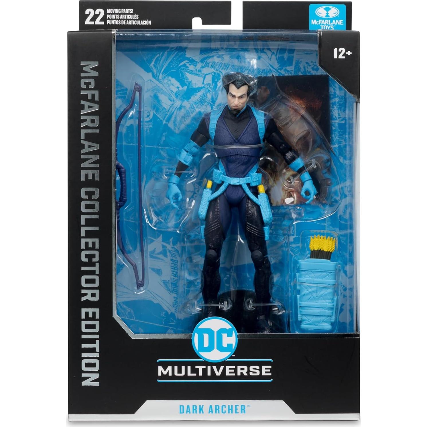 Figura de acción McFarlane DC Multiverse Flecha Oscura 19cm