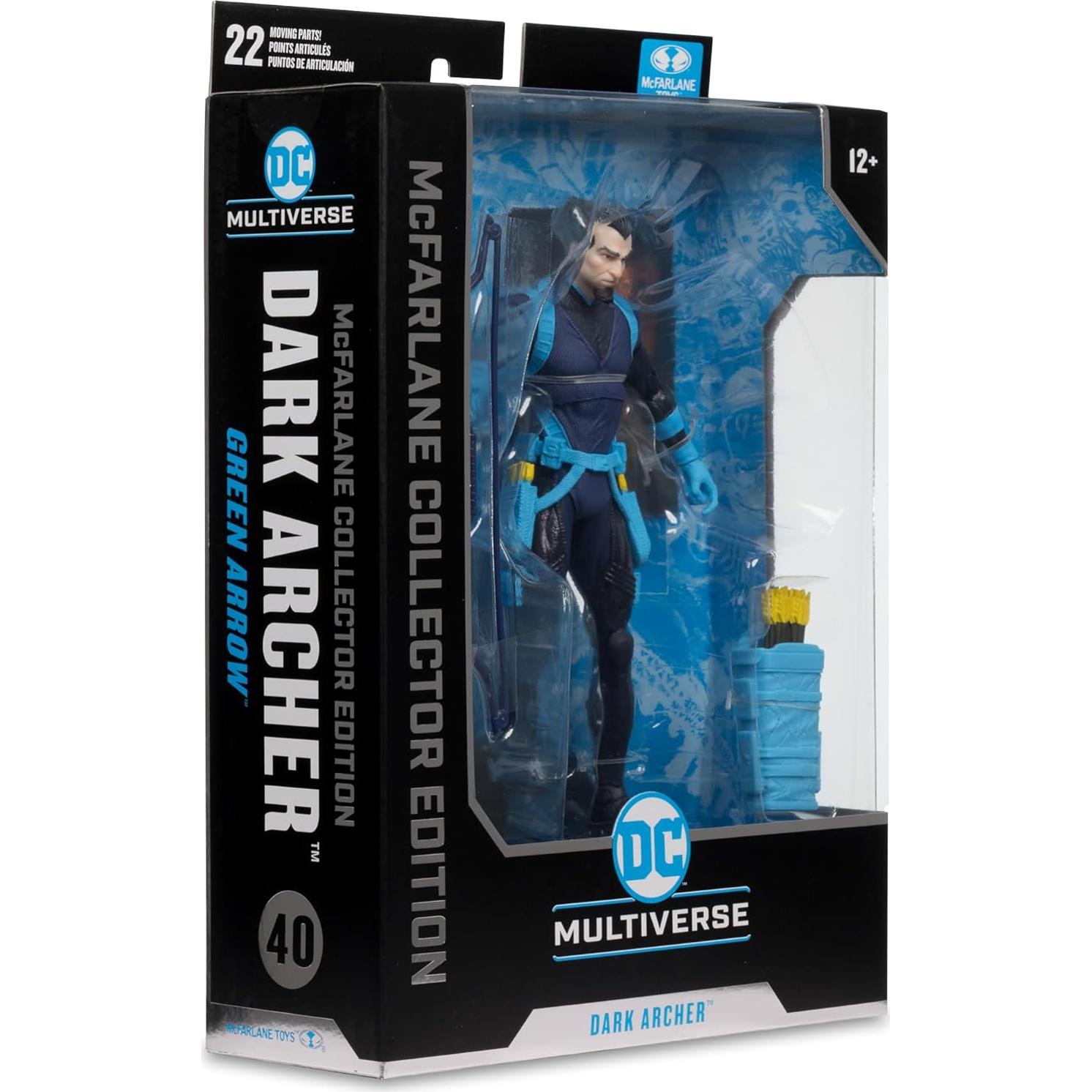 Figura de acción McFarlane DC Multiverse Flecha Oscura 19cm