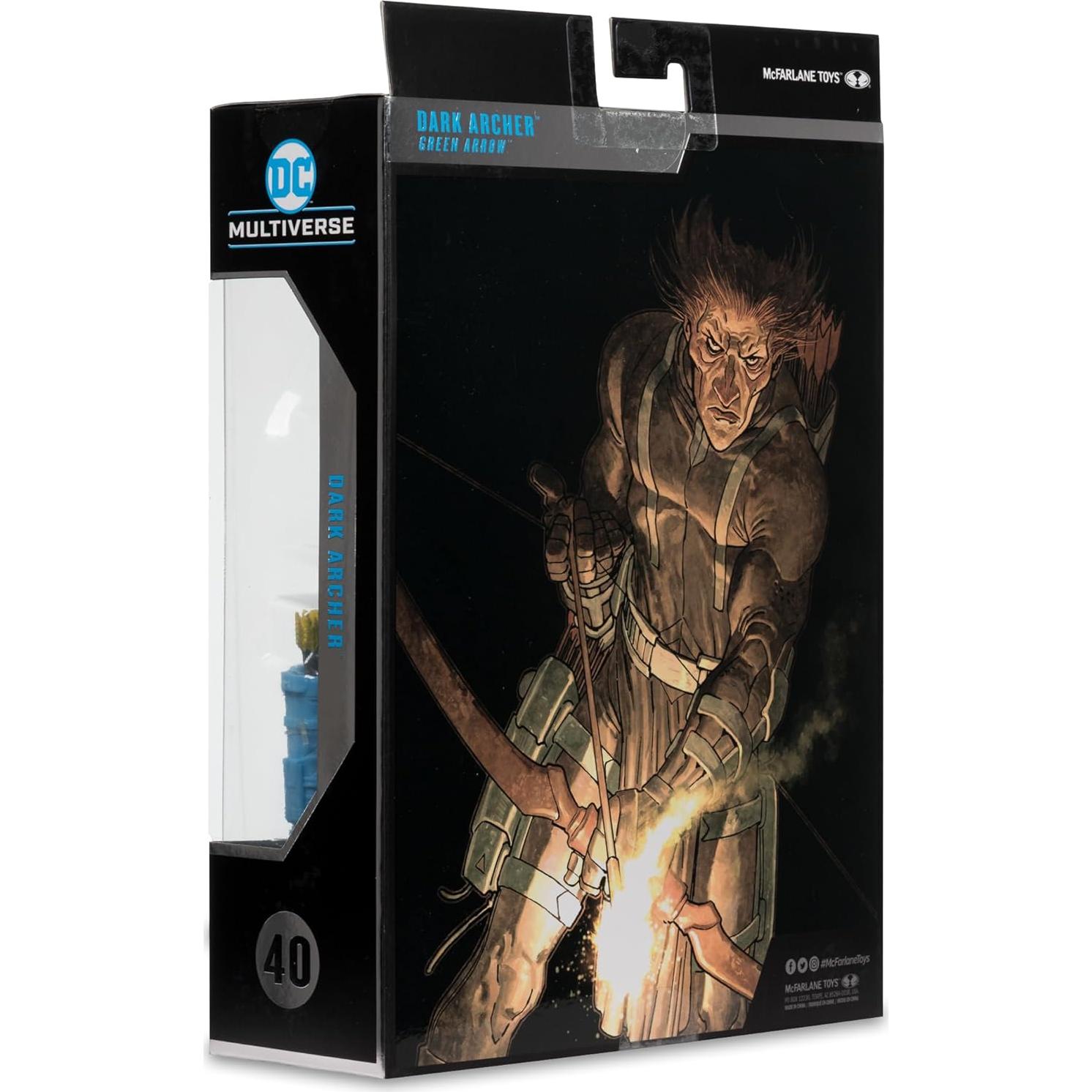 Figura de acción McFarlane DC Multiverse Flecha Oscura 19cm