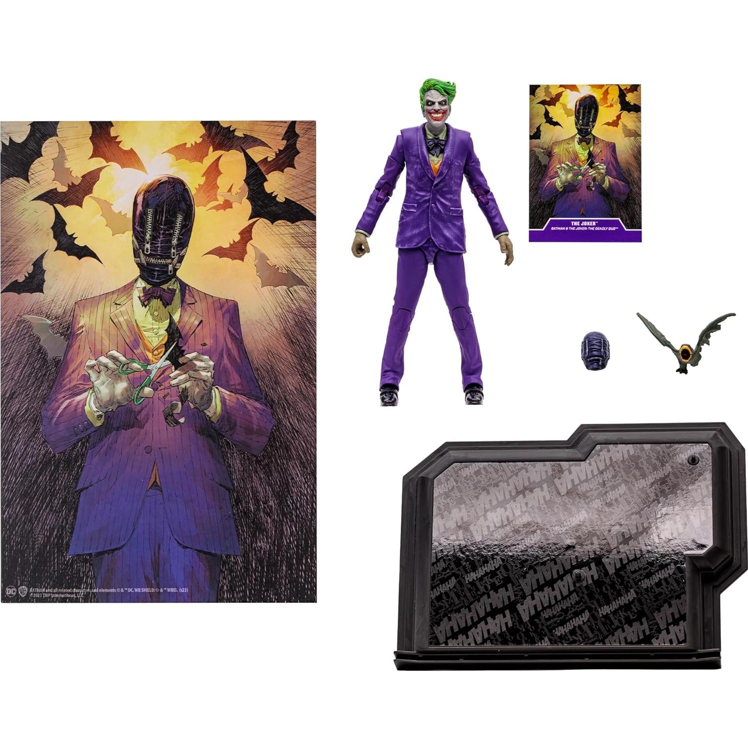 Figurita Batman y El Joker McFarlane 18 cm Multiverso DC